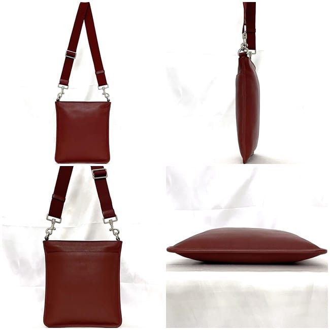 Loewe LOEWE Shoulder Bag Red Leather Size ONE SIZE - 2 Thumbnail