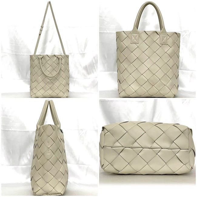 Bottega Veneta BOTTEGA VENETA Handbag Neutrals Leather Size ONE SIZE - 2 Thumbnail
