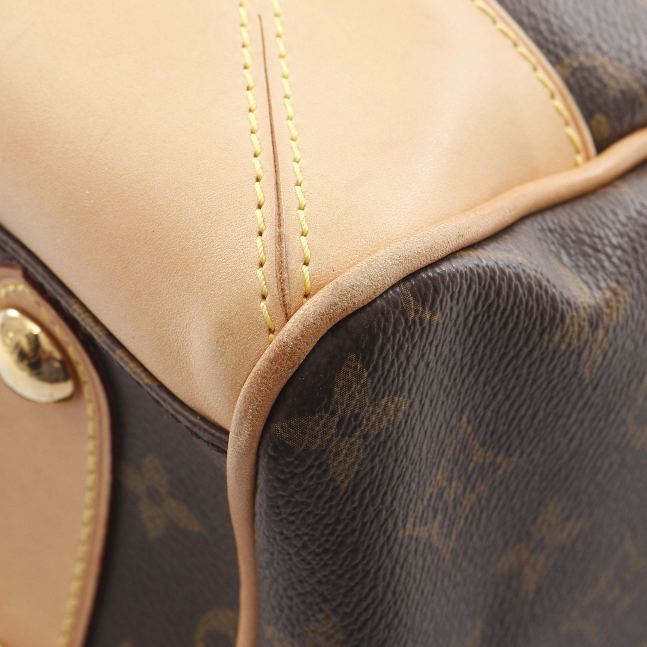 Louis Vuitton Louis Vuitton Retiro Pm Monogram Handbag Leather Brown Size ONE SIZE - 6 Thumbnail