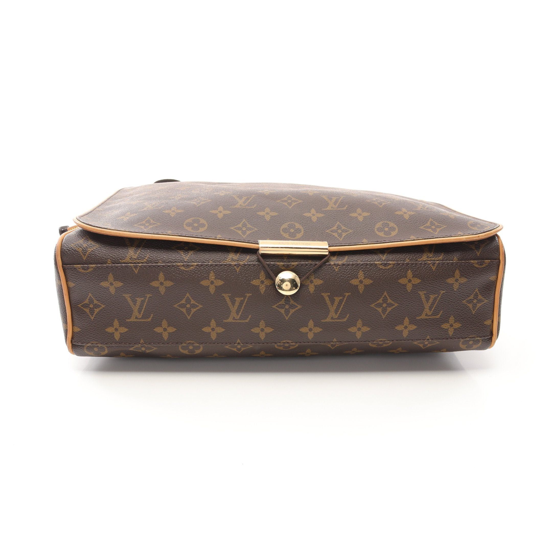 Louis Vuitton Louis Vuitton Aves Monogram Shoulder Bag Leather Brown Size ONE SIZE - 14 Thumbnail