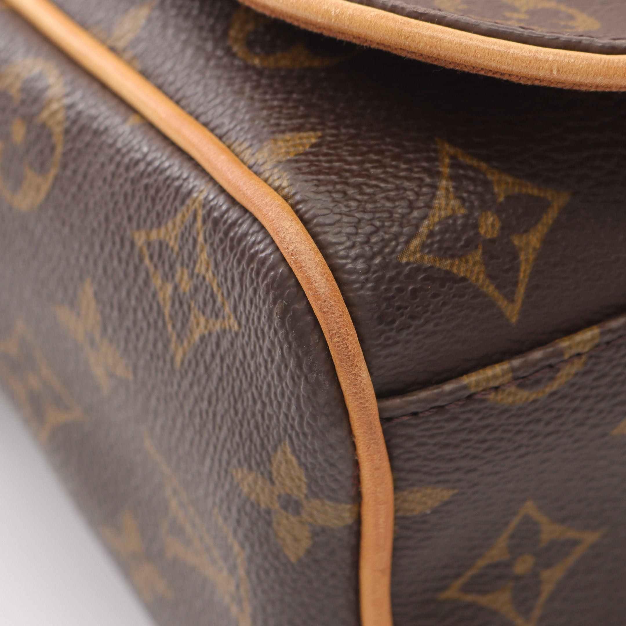 Louis Vuitton Louis Vuitton Aves Monogram Shoulder Bag Leather Brown Size ONE SIZE - 10 Thumbnail
