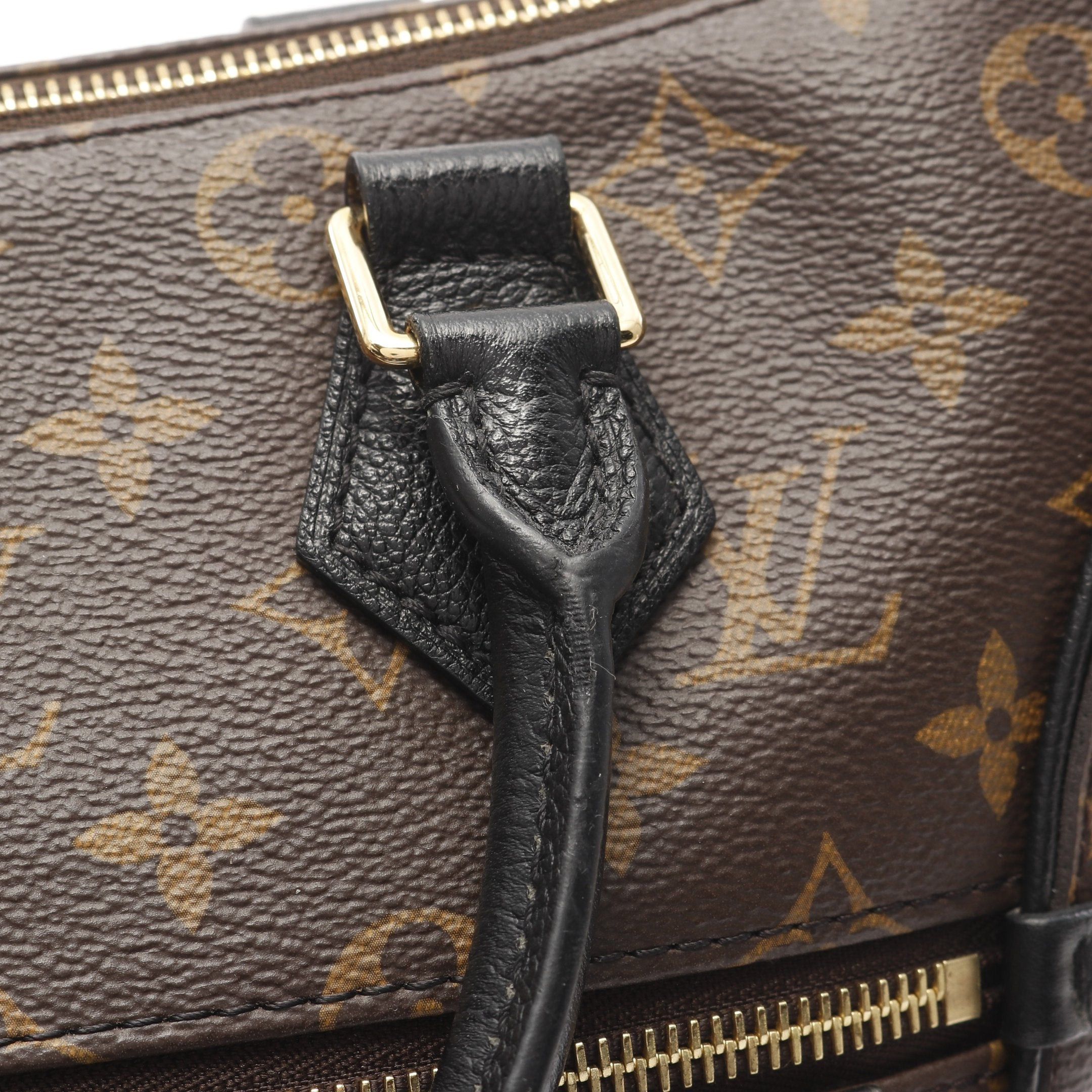 Louis Vuitton Louis Vuitton Tournelle Pm Monogram Noir Handbag Leather Brown Black Size ONE SIZE - 8 Thumbnail