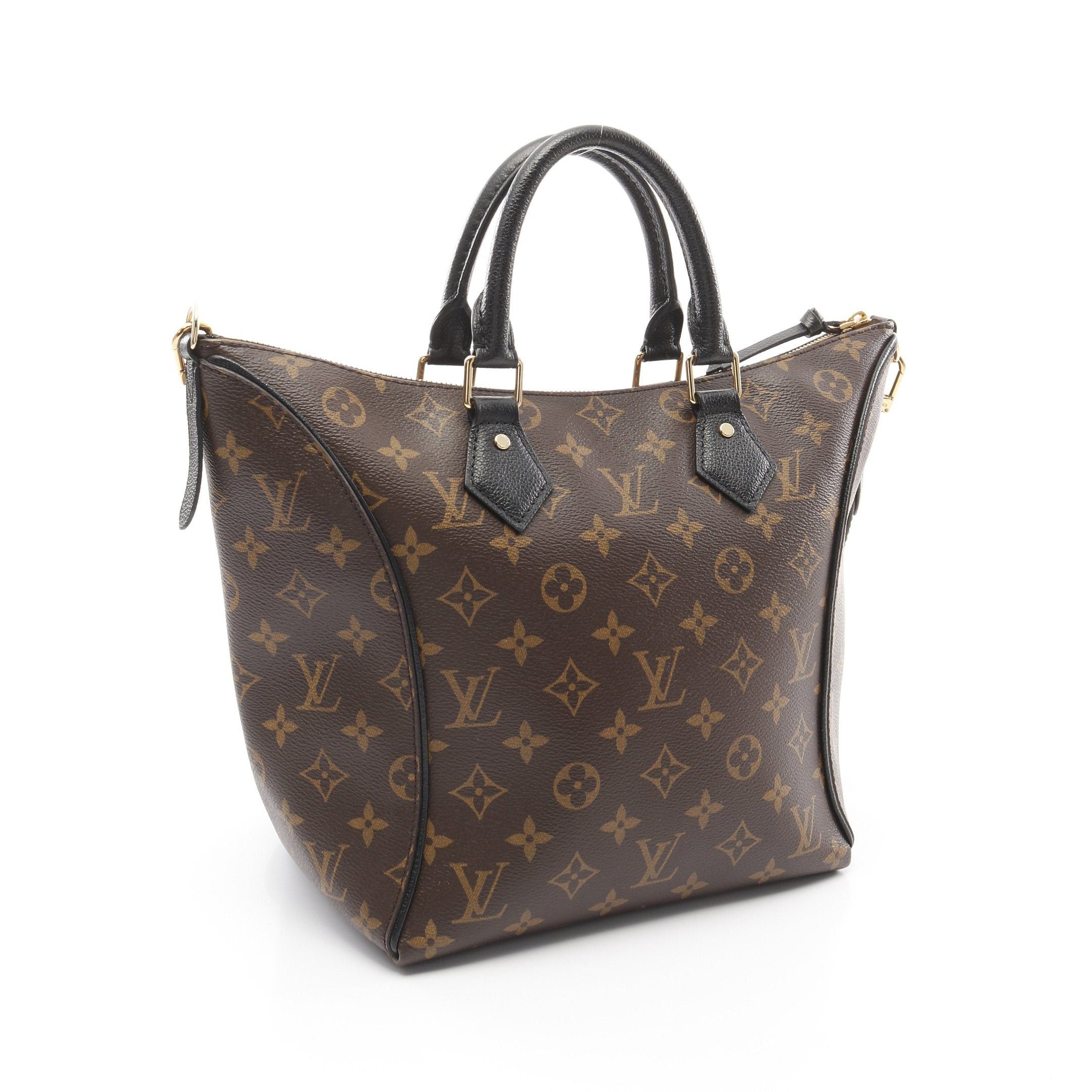 Louis Vuitton Louis Vuitton Tournelle Pm Monogram Noir Handbag Leather Brown Black Size ONE SIZE - 2 Thumbnail