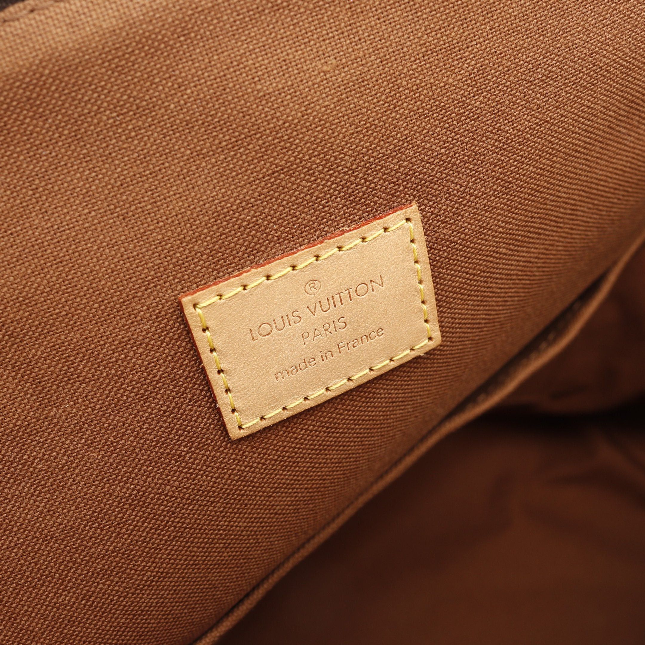 Louis Vuitton Louis Vuitton Lockit Horizontal Monogram Handbag Tote Bag Leather Brown Size ONE SIZE - 4 Thumbnail