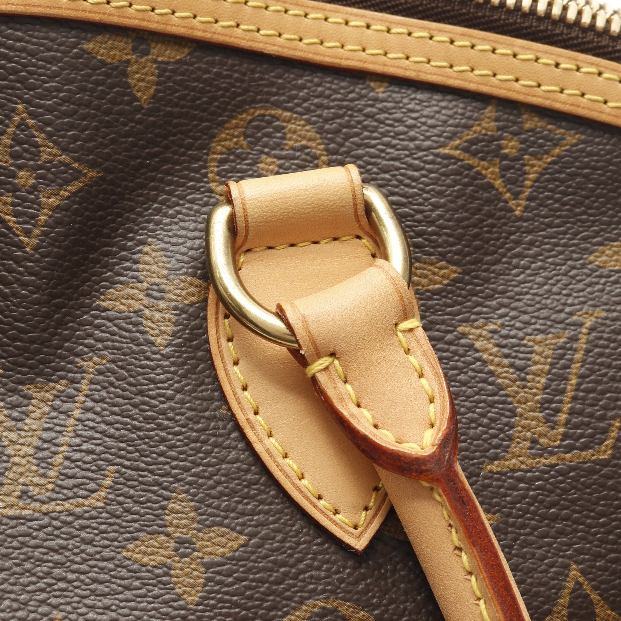 Louis Vuitton Louis Vuitton Lockit Horizontal Monogram Handbag Tote Bag Leather Brown Size ONE SIZE - 8 Thumbnail