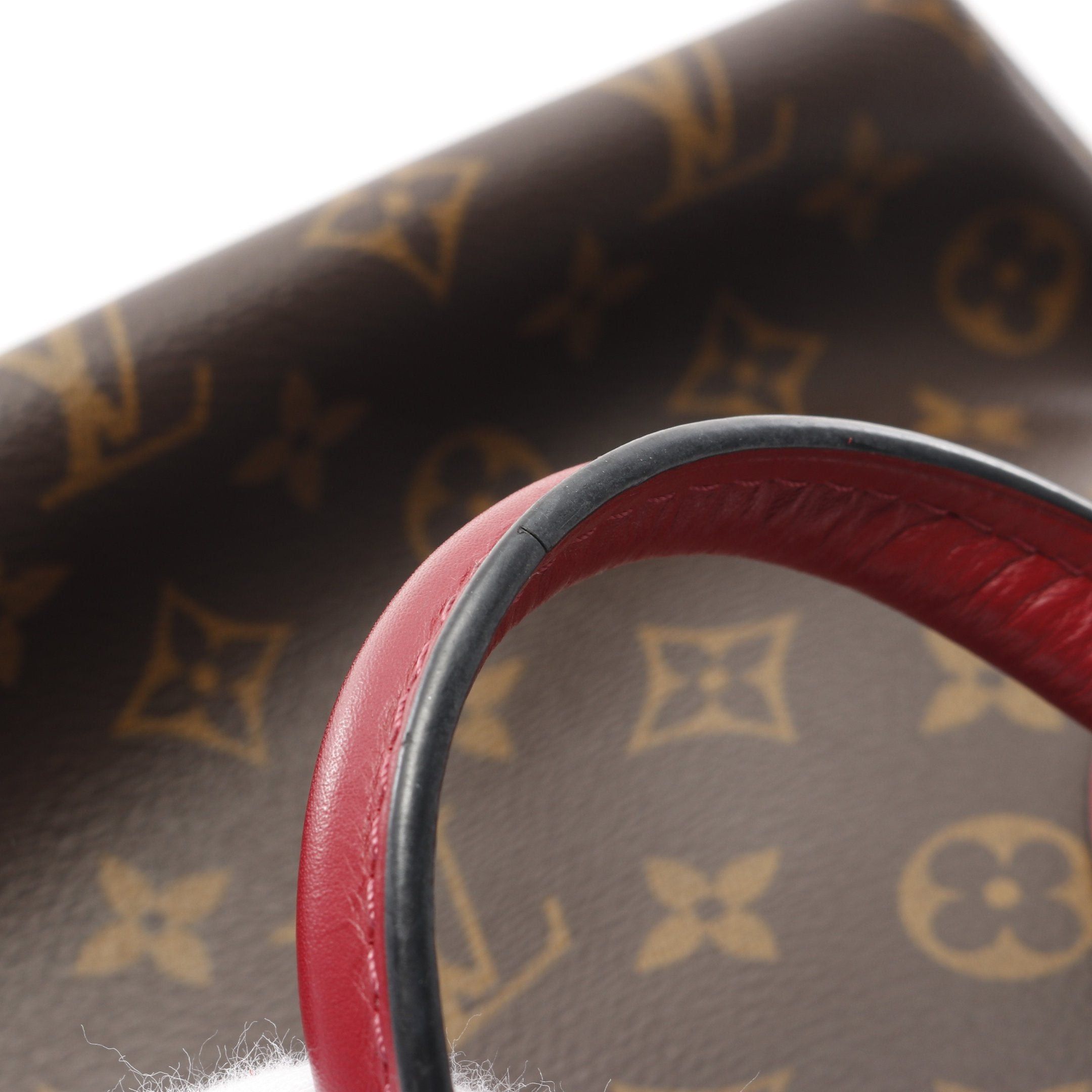 Louis Vuitton Louis Vuitton Flower Zipped Tote Pm Monogram Handbag Bag Leather Brown Bordeaux Size ONE SIZE - 10 Thumbnail