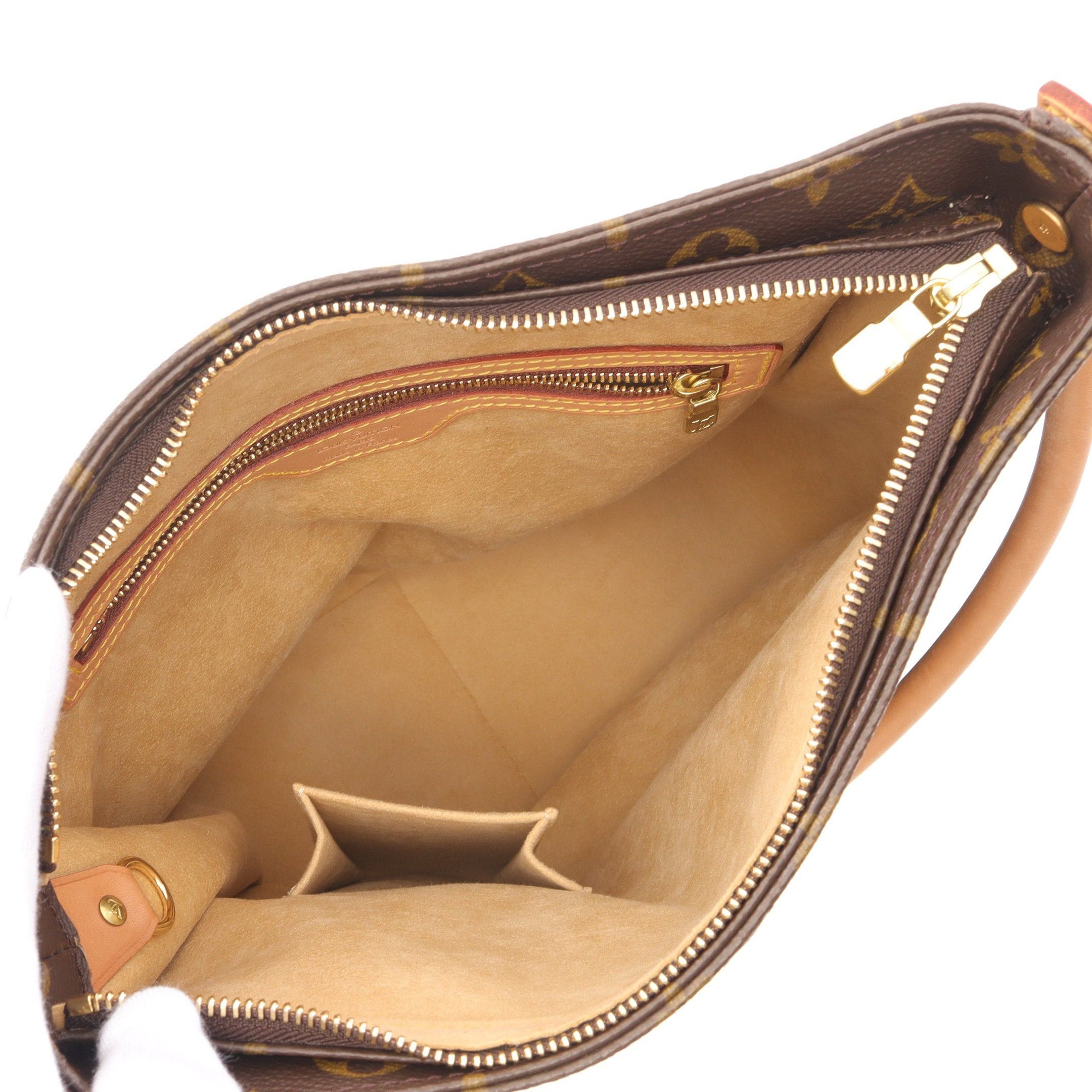 Louis Vuitton Louis Vuitton Looping Gm Monogram Shoulder Bag Leather Brown Size ONE SIZE - 3 Thumbnail