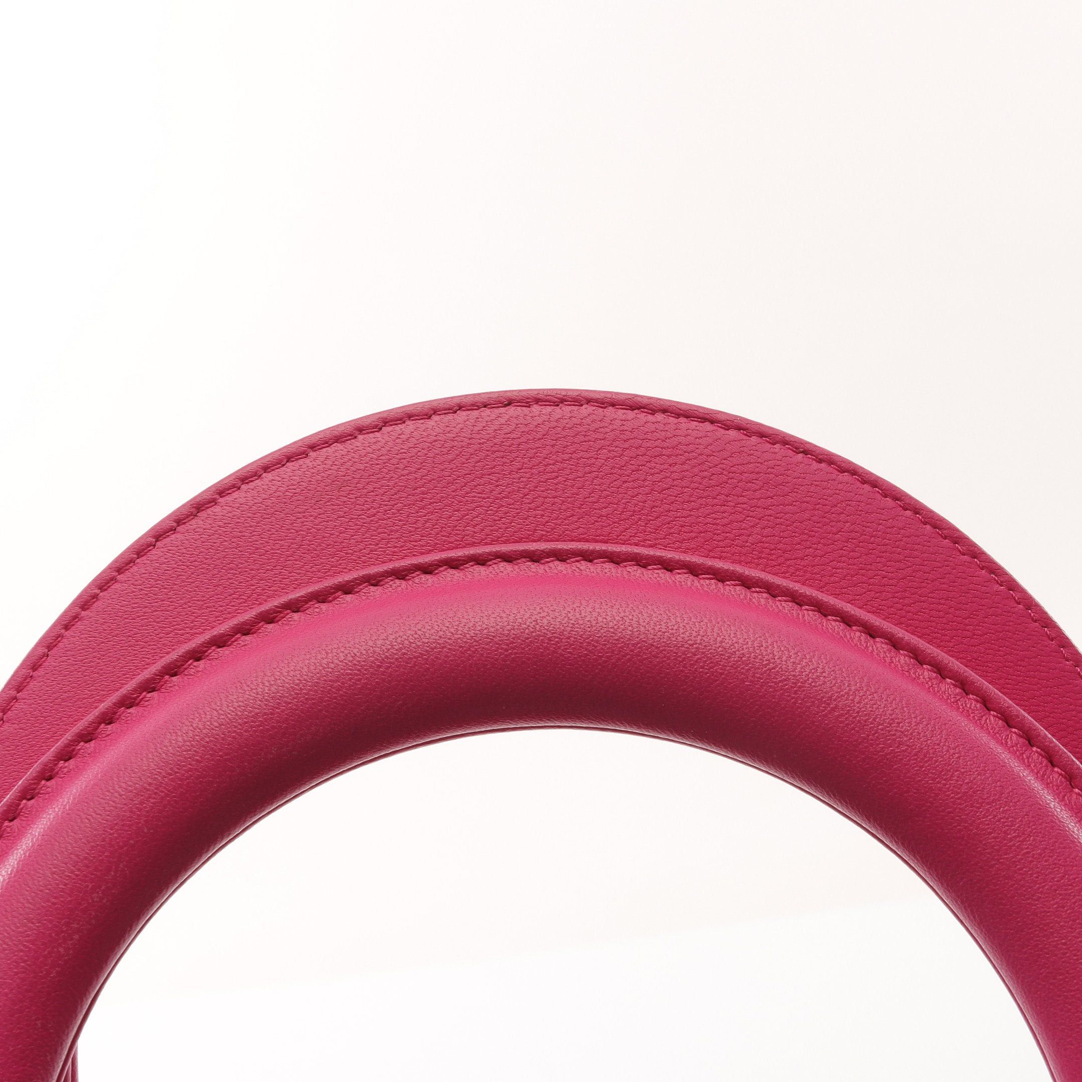 Dior Dior Lady Dior Large Handbag Leather Pink Purple Size ONE SIZE - 10 Thumbnail