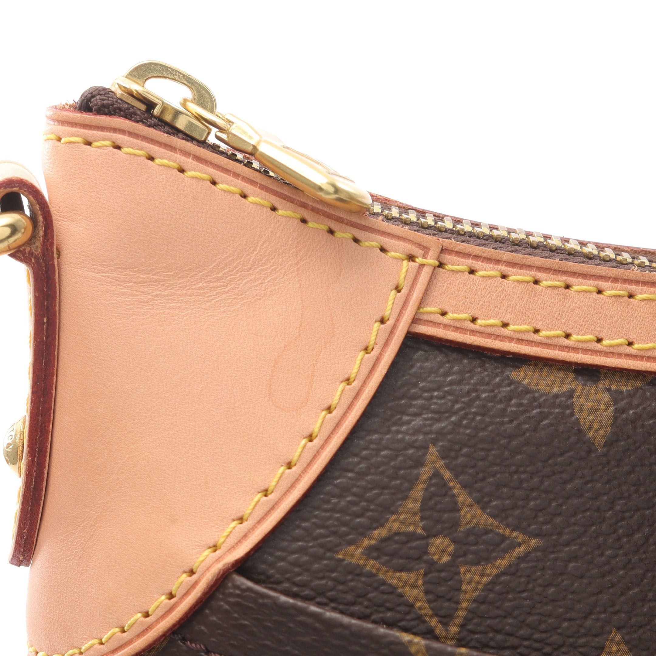 Louis Vuitton Louis Vuitton Odeon Pm Monogram Shoulder Bag Leather Brown Size ONE SIZE - 8 Thumbnail