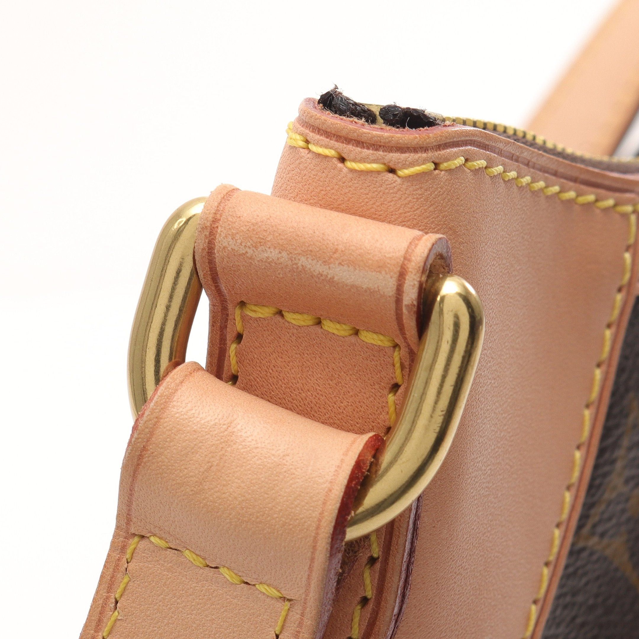 Louis Vuitton Louis Vuitton Odeon Pm Monogram Shoulder Bag Leather Brown Size ONE SIZE - 6 Thumbnail
