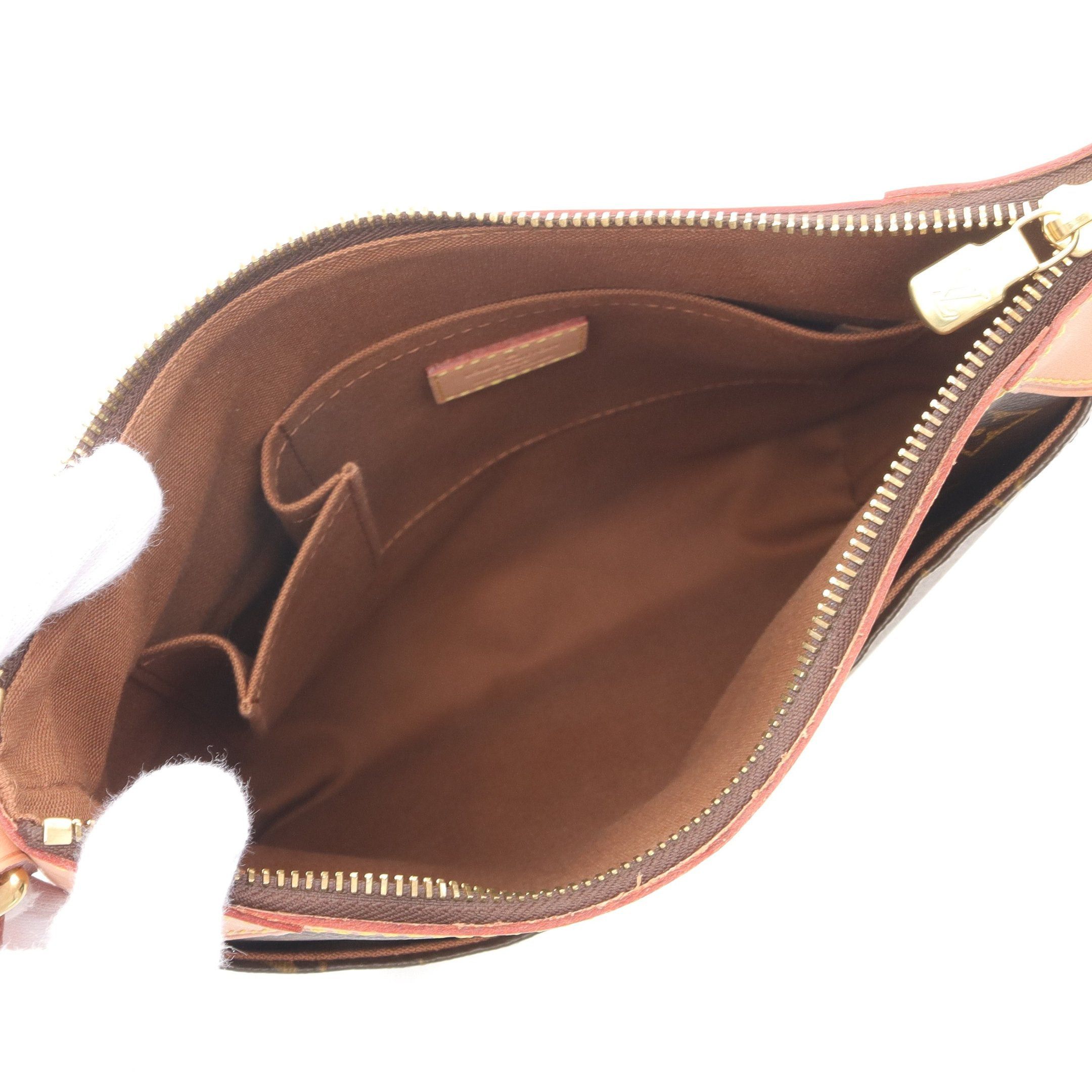 Louis Vuitton Louis Vuitton Odeon Pm Monogram Shoulder Bag Leather Brown Size ONE SIZE - 3 Thumbnail