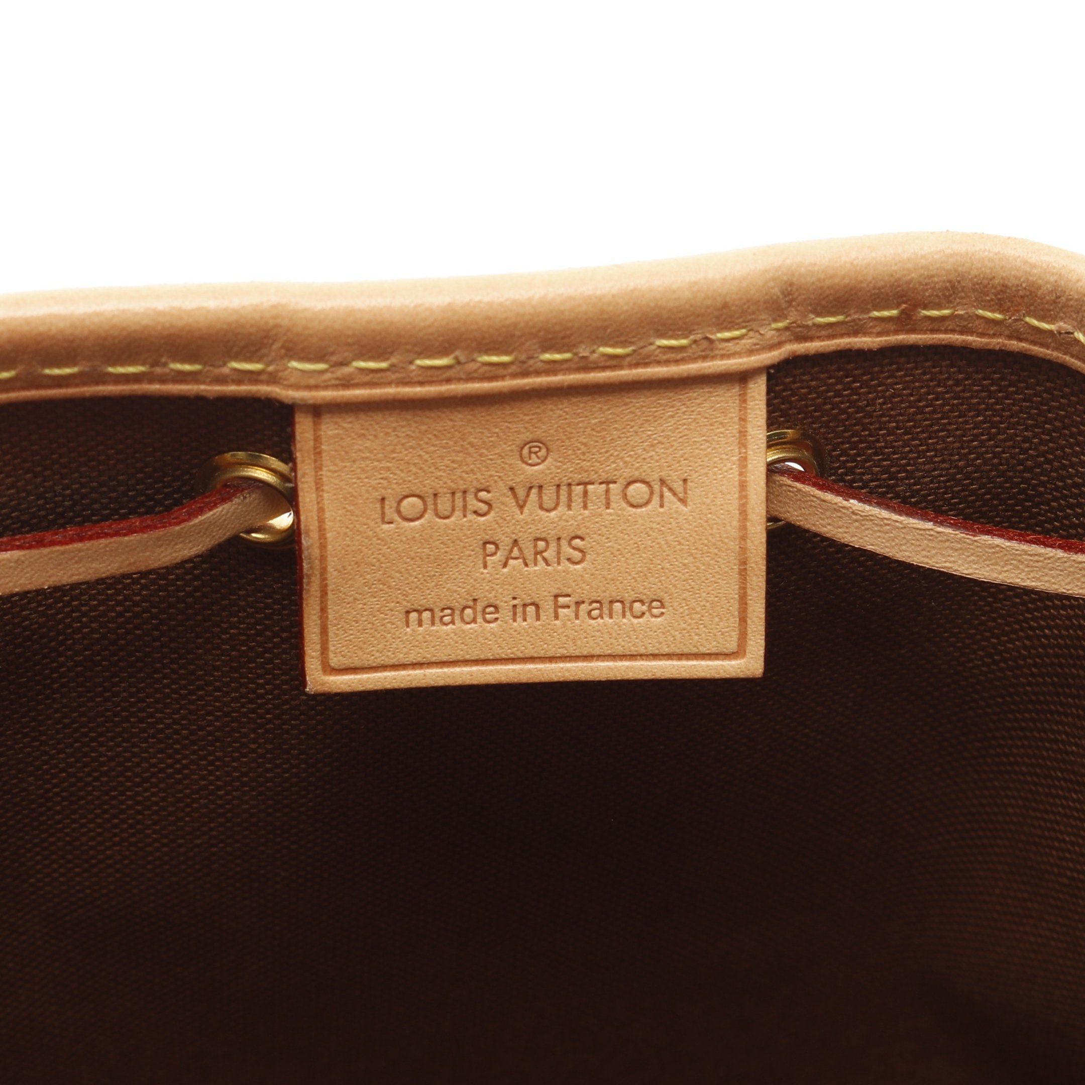 Louis Vuitton Louis Vuitton Nano Noe Monogram Shoulder Bag Leather Brown Size ONE SIZE - 4 Thumbnail