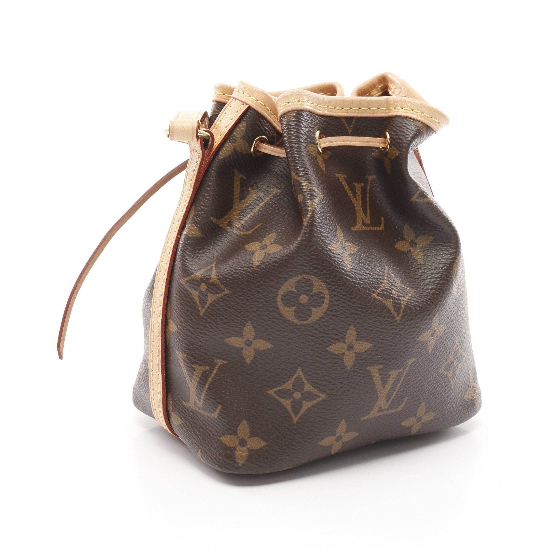 Louis Vuitton Louis Vuitton Nano Noe Monogram Shoulder Bag Leather Brown Size ONE SIZE - 2 Thumbnail