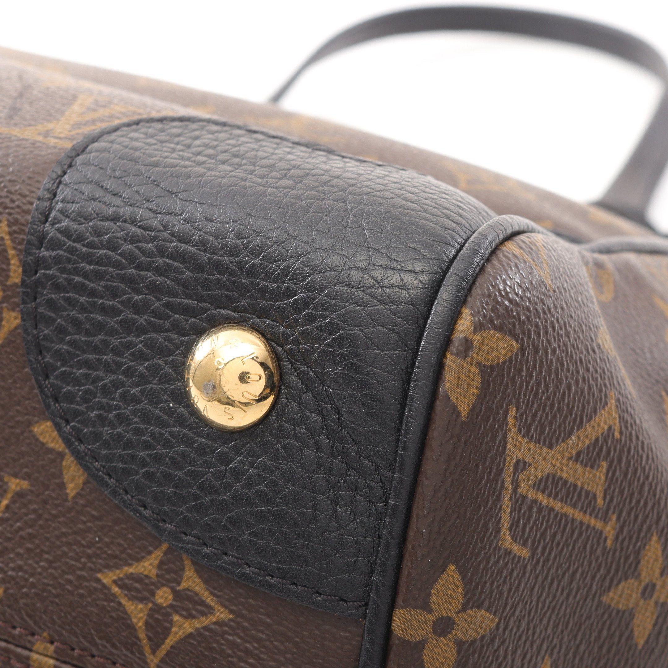 Louis Vuitton Louis Vuitton Estrella Monogram Handbag Tote Bag Leather Brown Black Size ONE SIZE - 10 Thumbnail