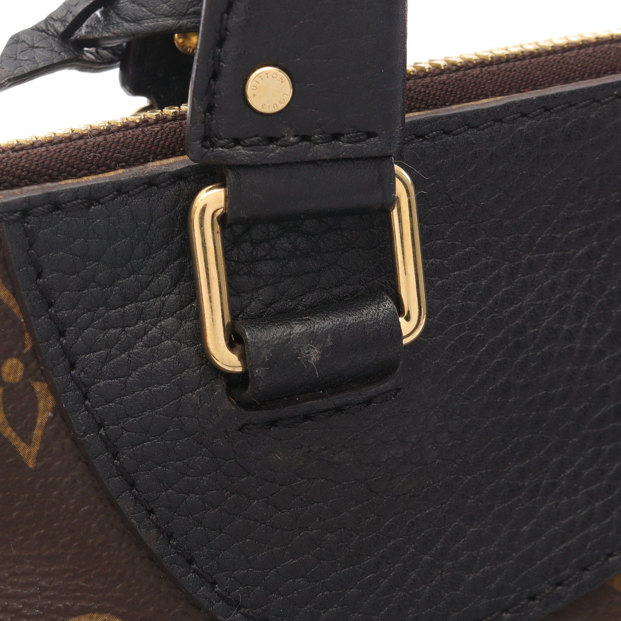 Louis Vuitton Louis Vuitton Estrella Monogram Handbag Tote Bag Leather Brown Black Size ONE SIZE - 7 Thumbnail