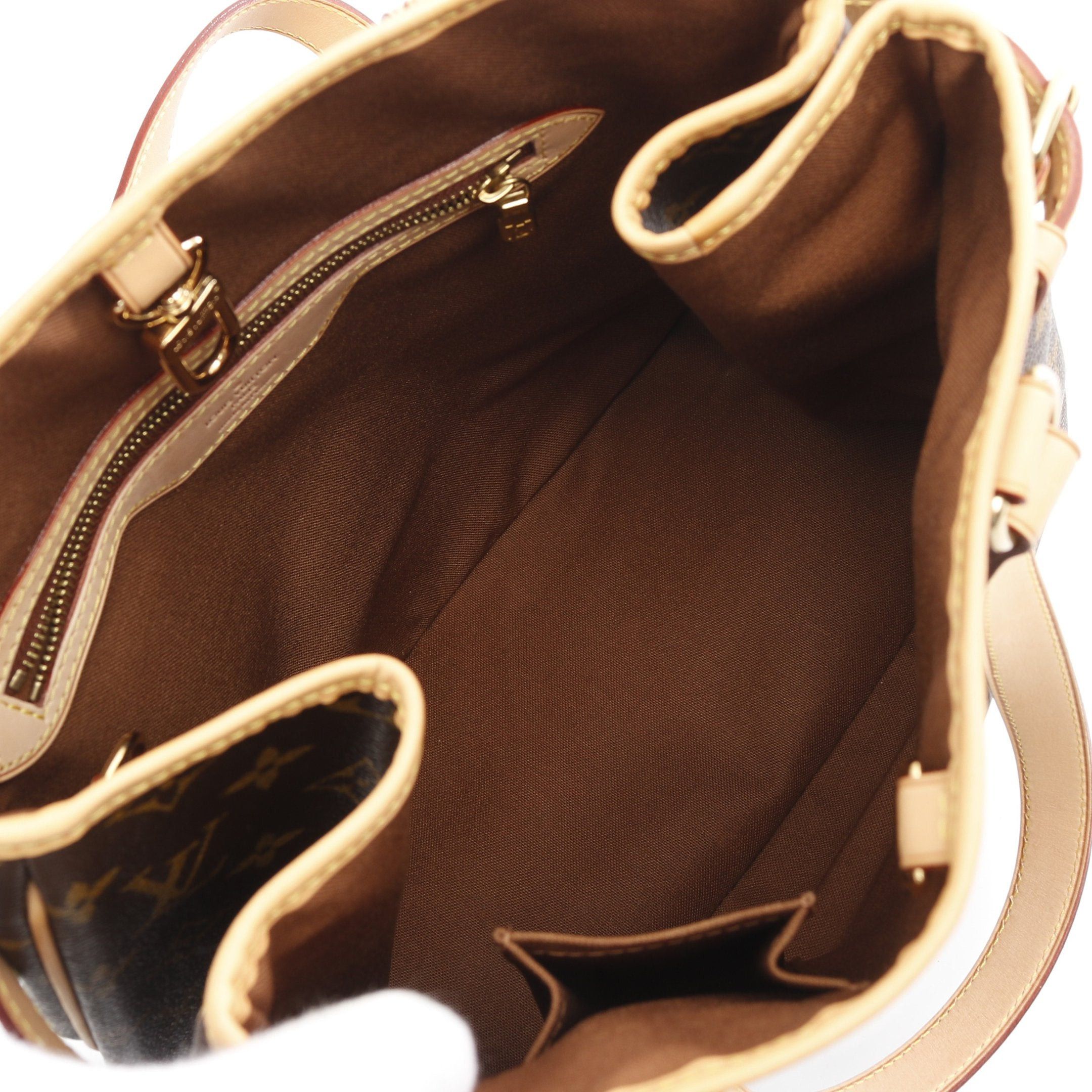 Louis Vuitton Louis Vuitton Batignolles Vertical Monogram Shoulder Bag Tote Leather Brown Size ONE SIZE - 3 Thumbnail