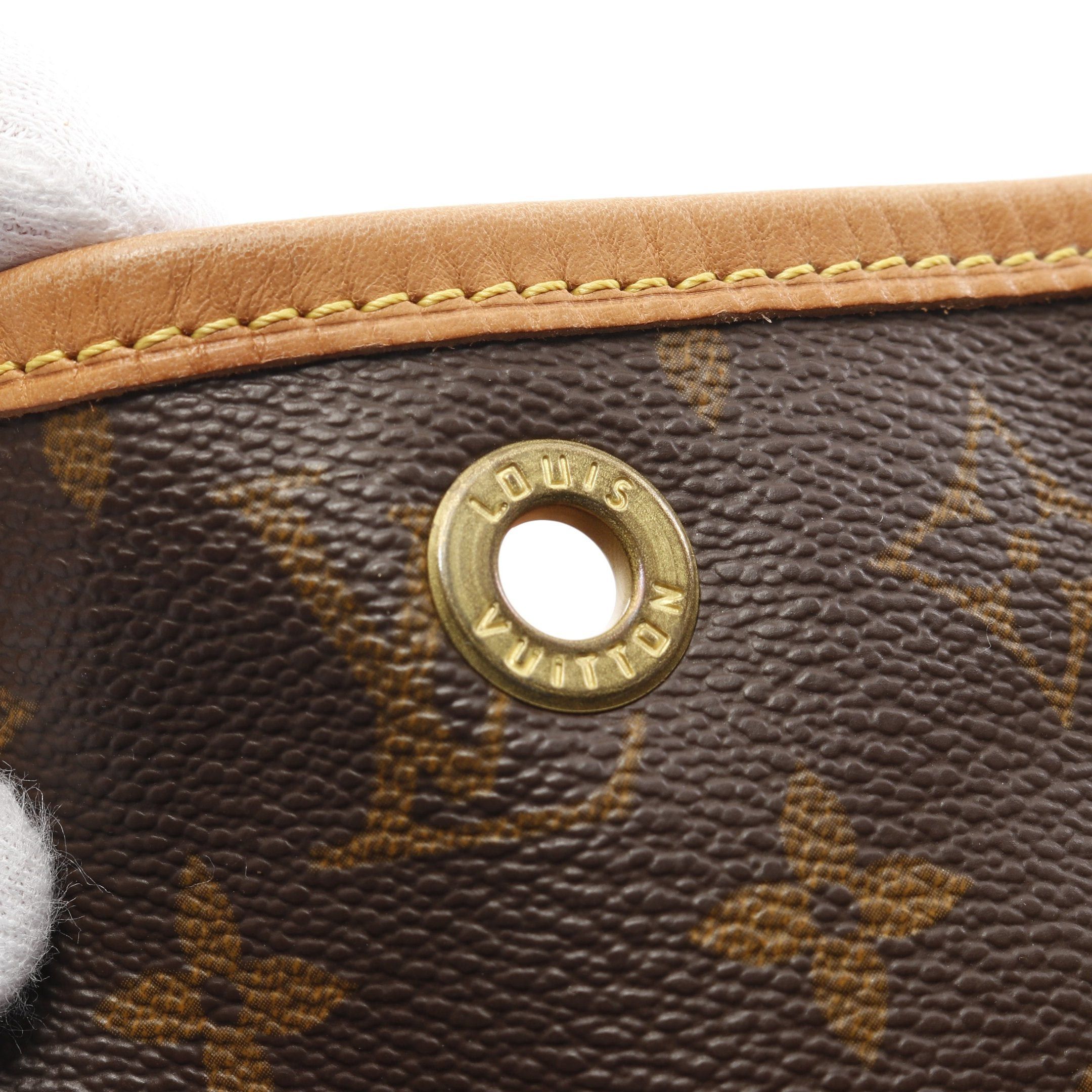 Louis Vuitton Louis Vuitton Montsouris Mm Monogram Backpack Rucksack Leather Brown Size ONE SIZE - 11 Thumbnail
