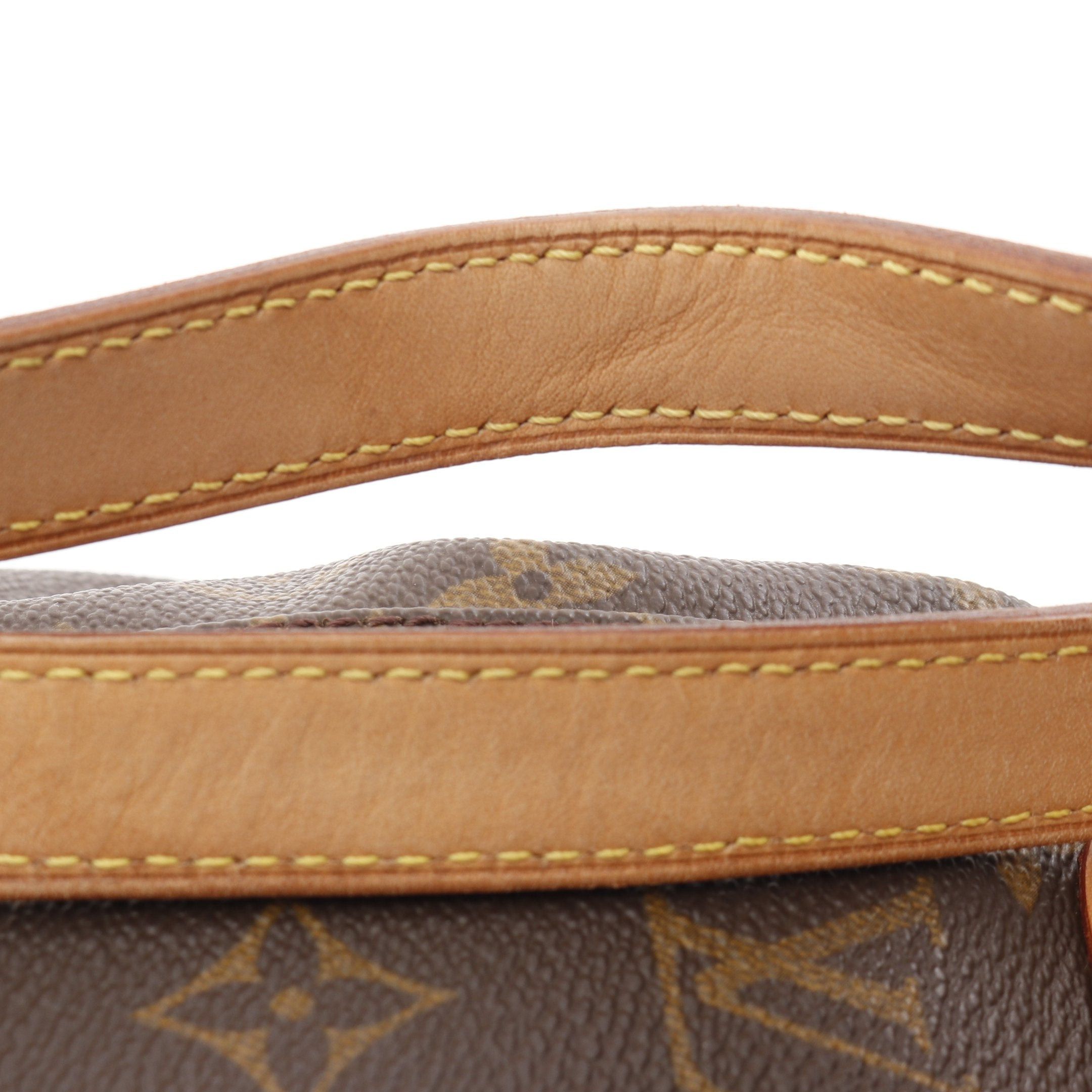 Louis Vuitton Louis Vuitton Montsouris Mm Monogram Backpack Rucksack Leather Brown Size ONE SIZE - 7 Thumbnail