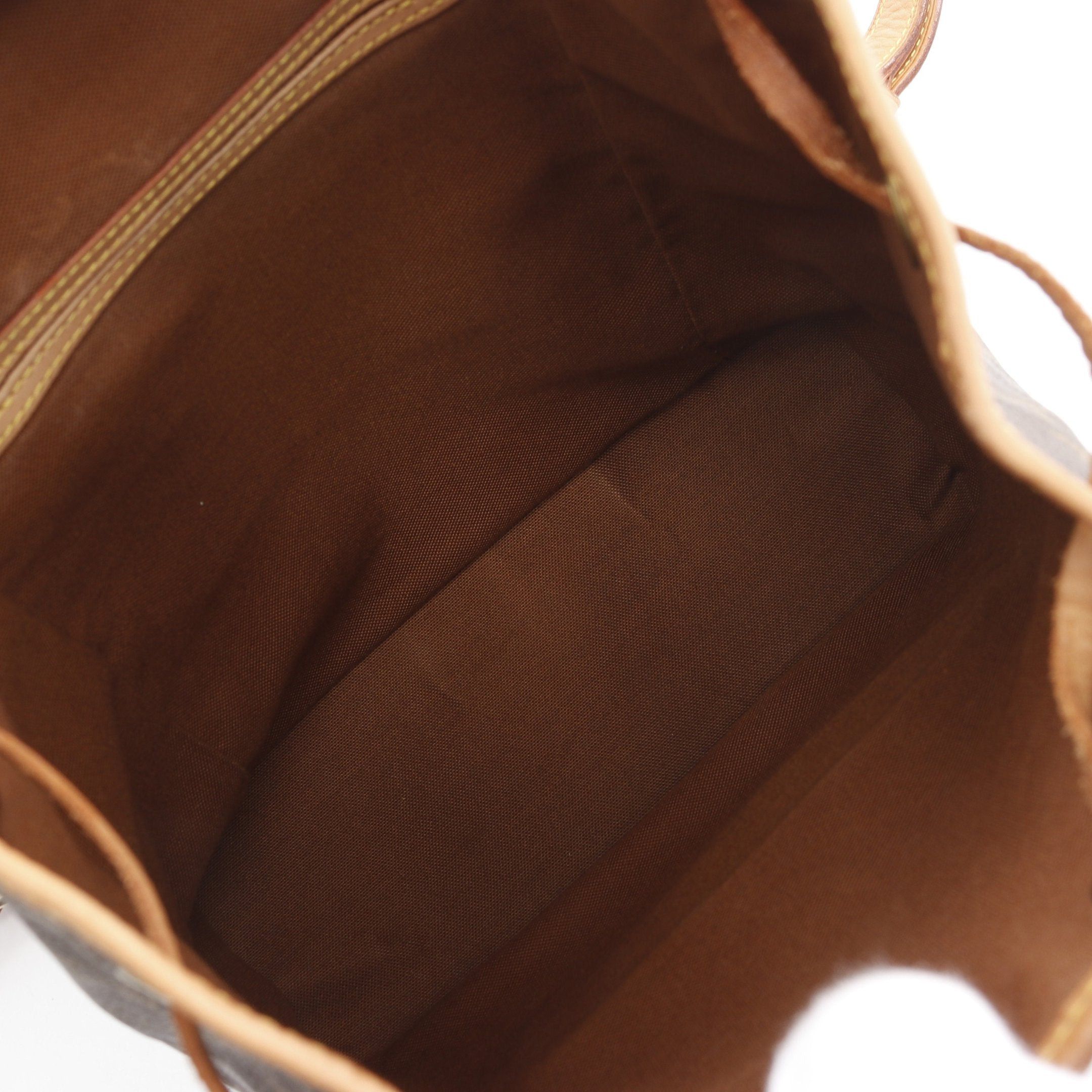 Louis Vuitton Louis Vuitton Montsouris Mm Monogram Backpack Rucksack Leather Brown Size ONE SIZE - 3 Thumbnail