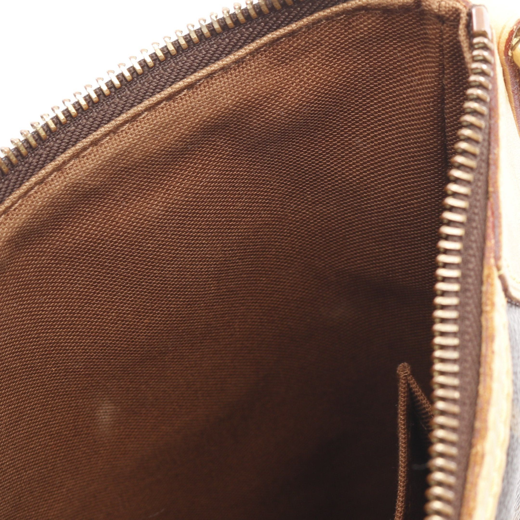 Louis Vuitton Louis Vuitton Odeon Pm Monogram Shoulder Bag Leather Brown Size ONE SIZE - 12 Thumbnail