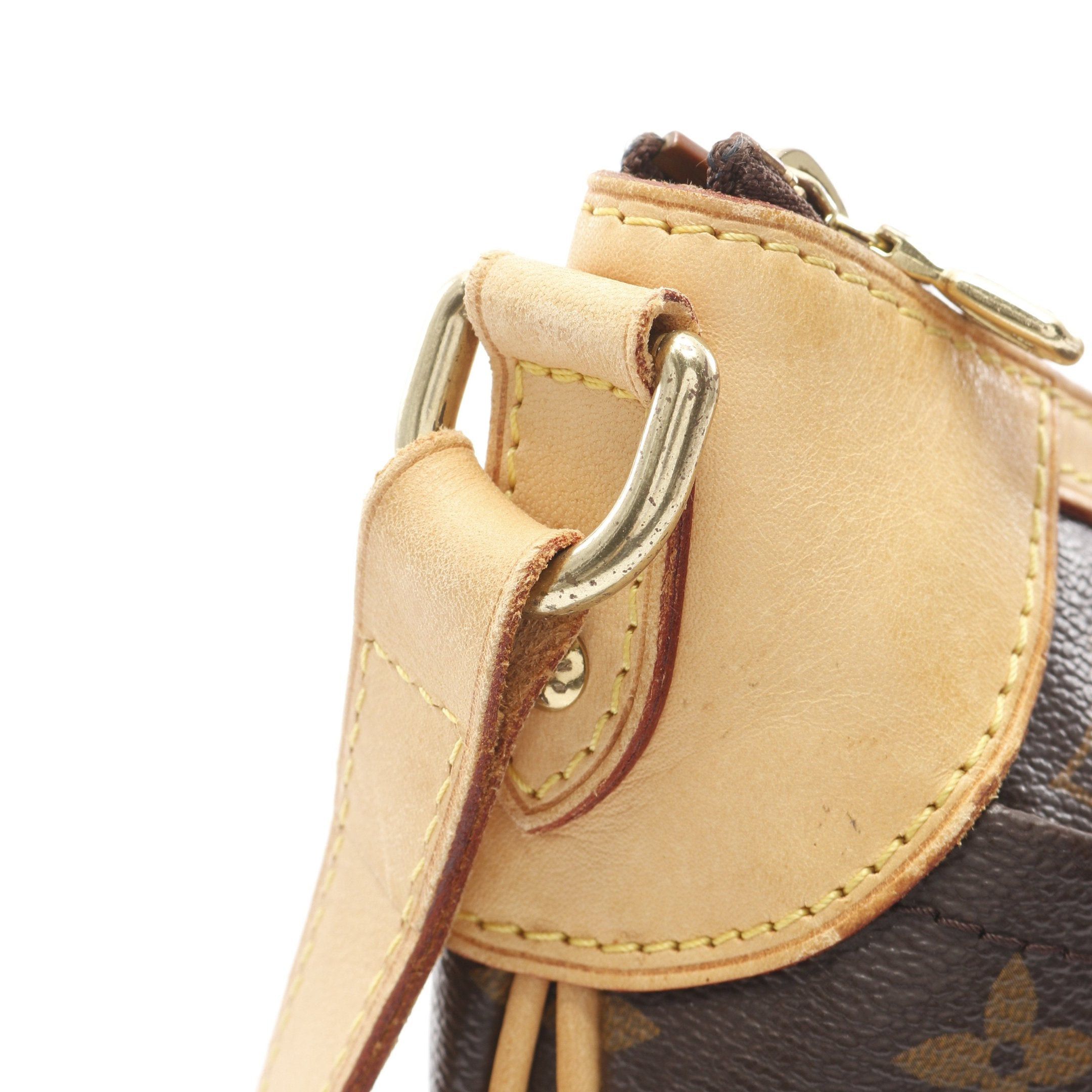 Louis Vuitton Louis Vuitton Odeon Pm Monogram Shoulder Bag Leather Brown Size ONE SIZE - 7 Thumbnail