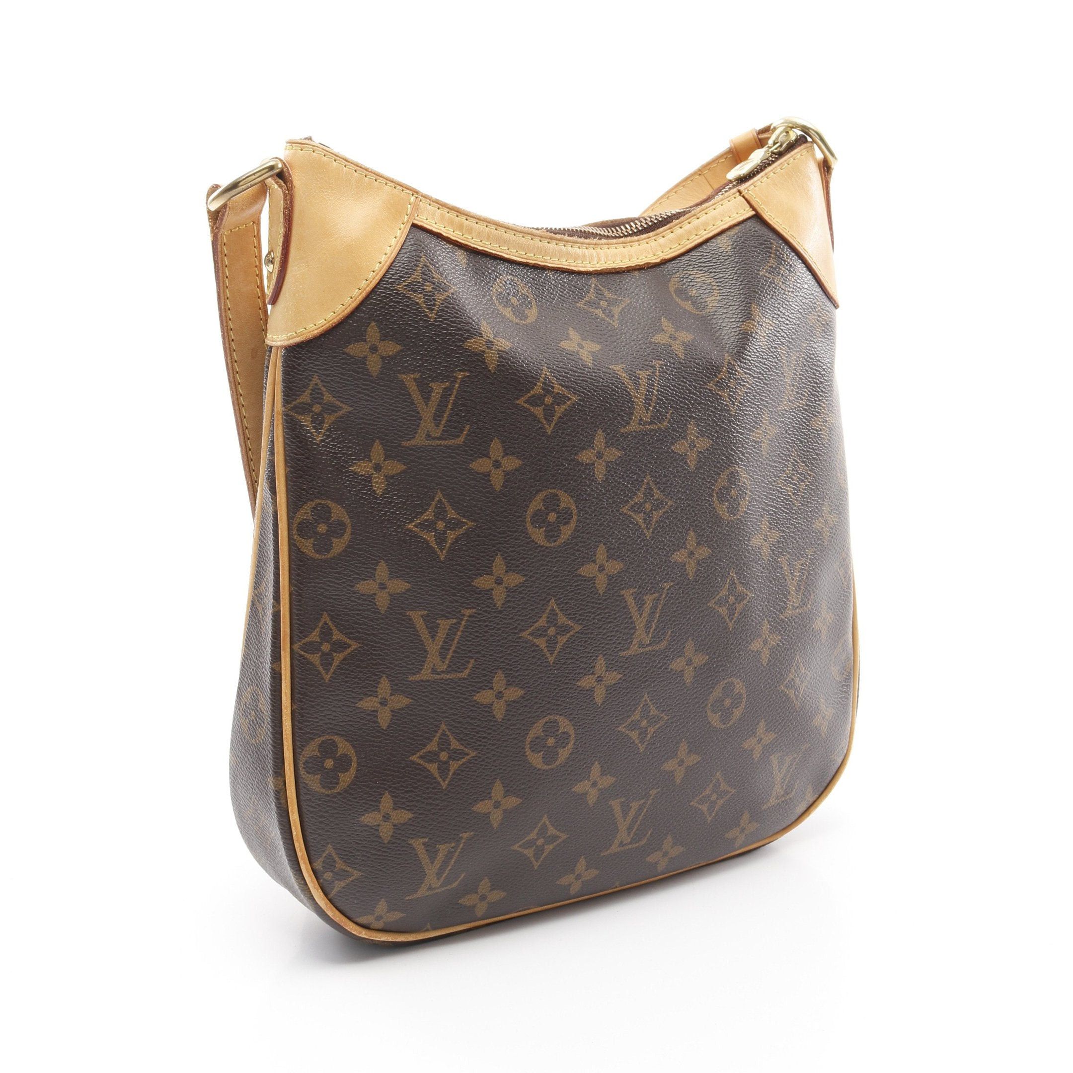 Louis Vuitton Louis Vuitton Odeon Pm Monogram Shoulder Bag Leather Brown Size ONE SIZE - 2 Thumbnail