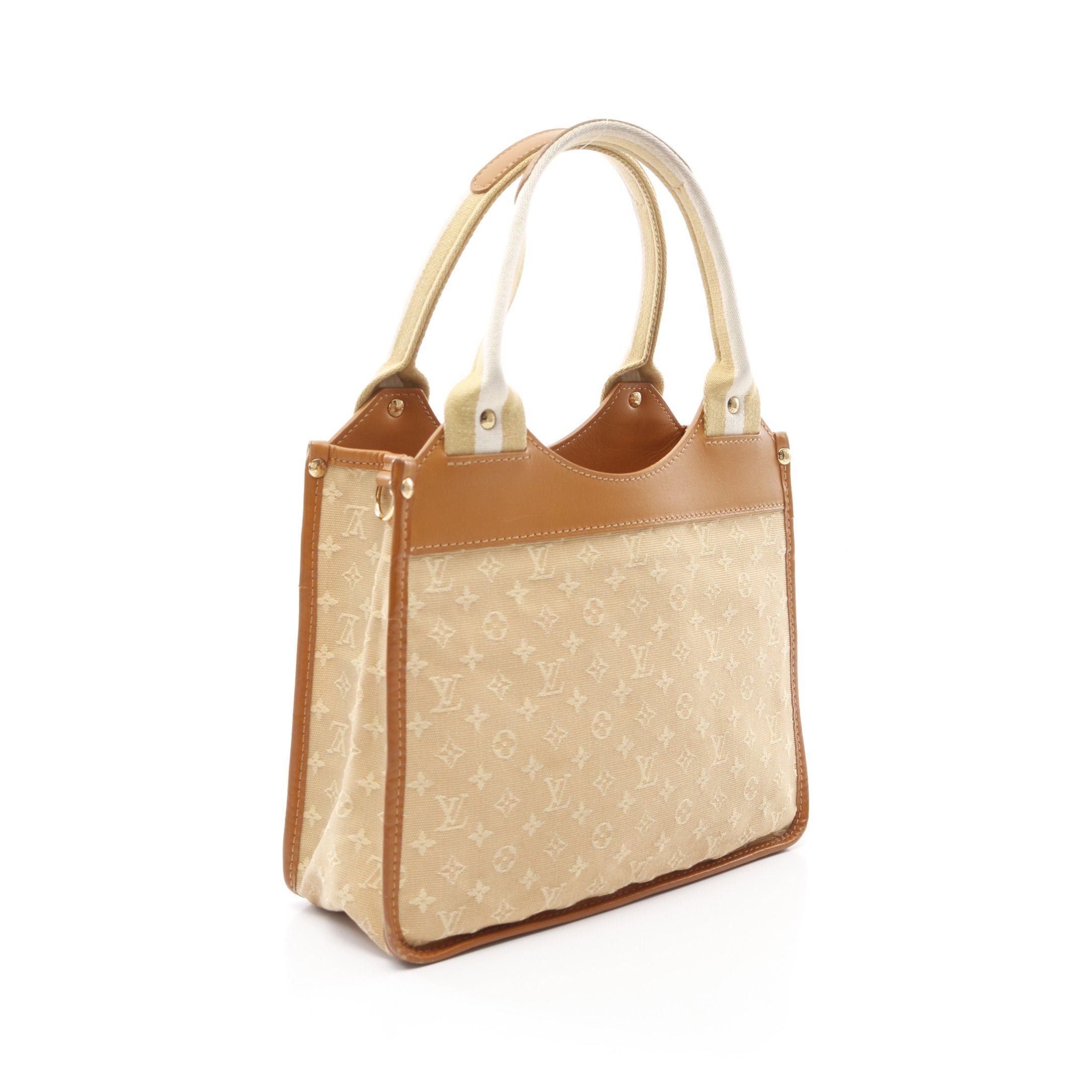 Louis Vuitton Louis Vuitton Sack Catelyn Monogram Mini Handbag Canvas Leather Beige Size ONE SIZE - 2 Thumbnail