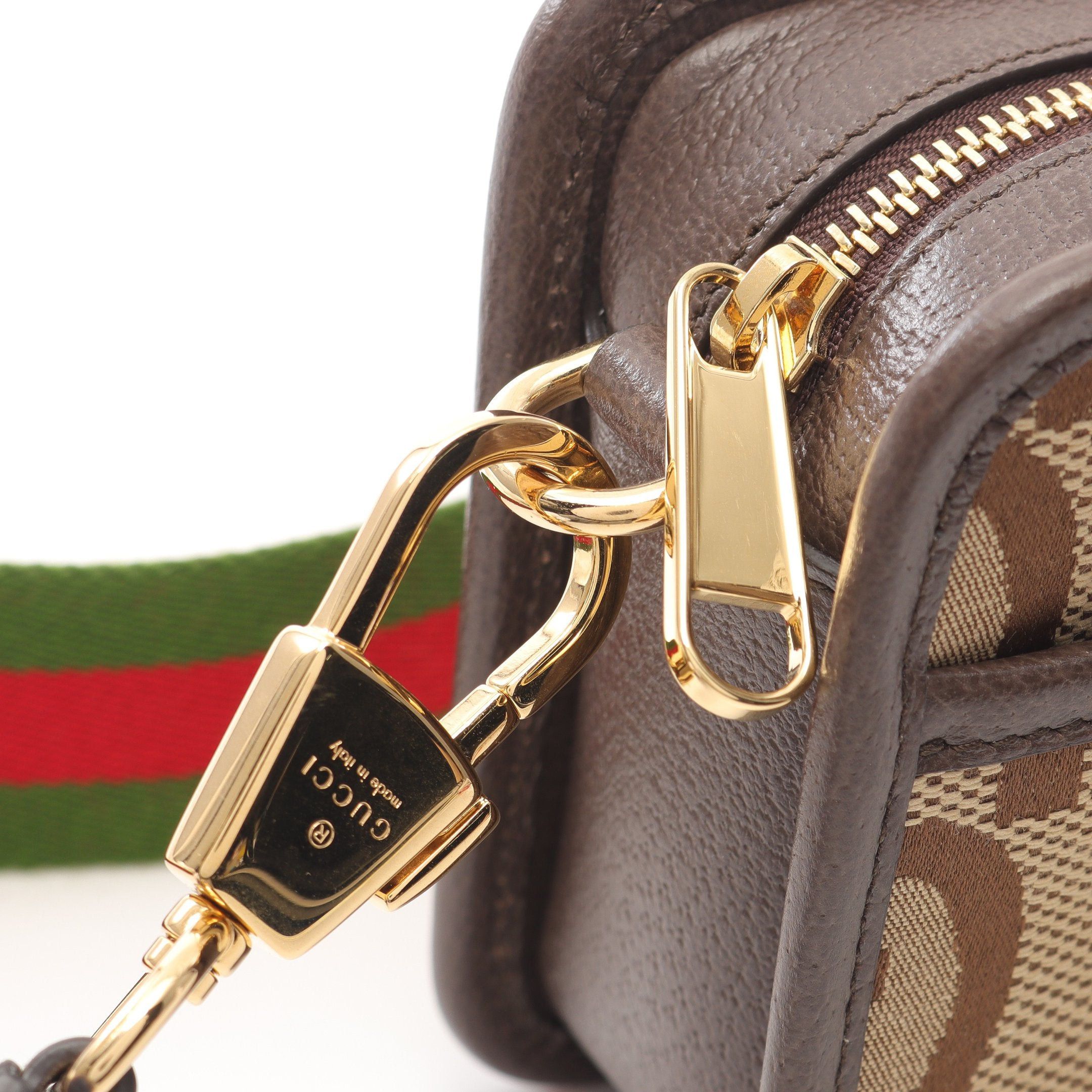Gucci Gucci Jumbo Gg Mini Bag Shoulder Canvas Leather Beige Brown Size ONE SIZE - 5 Thumbnail