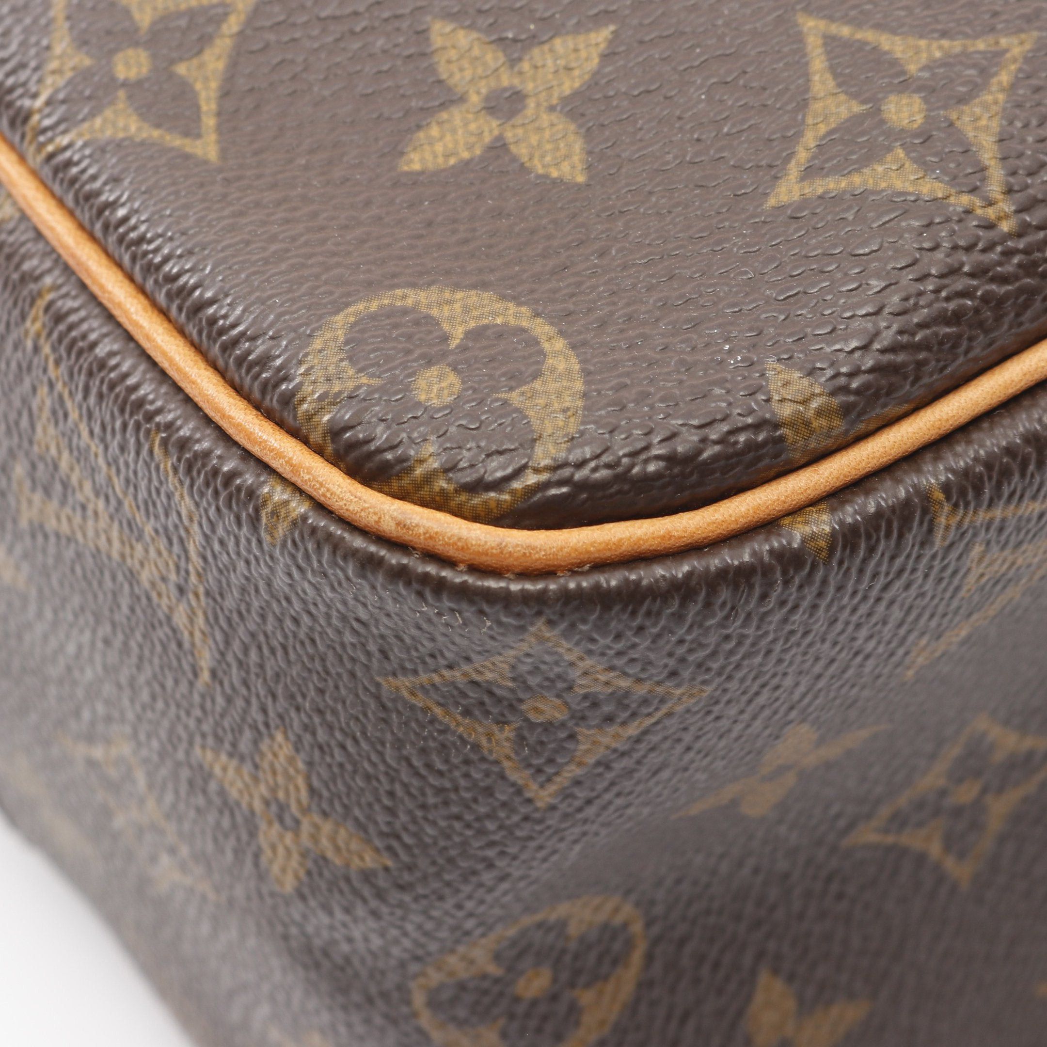 Louis Vuitton Louis Vuitton Cite Mm Monogram Shoulder Bag Leather Brown Size ONE SIZE - 6 Thumbnail