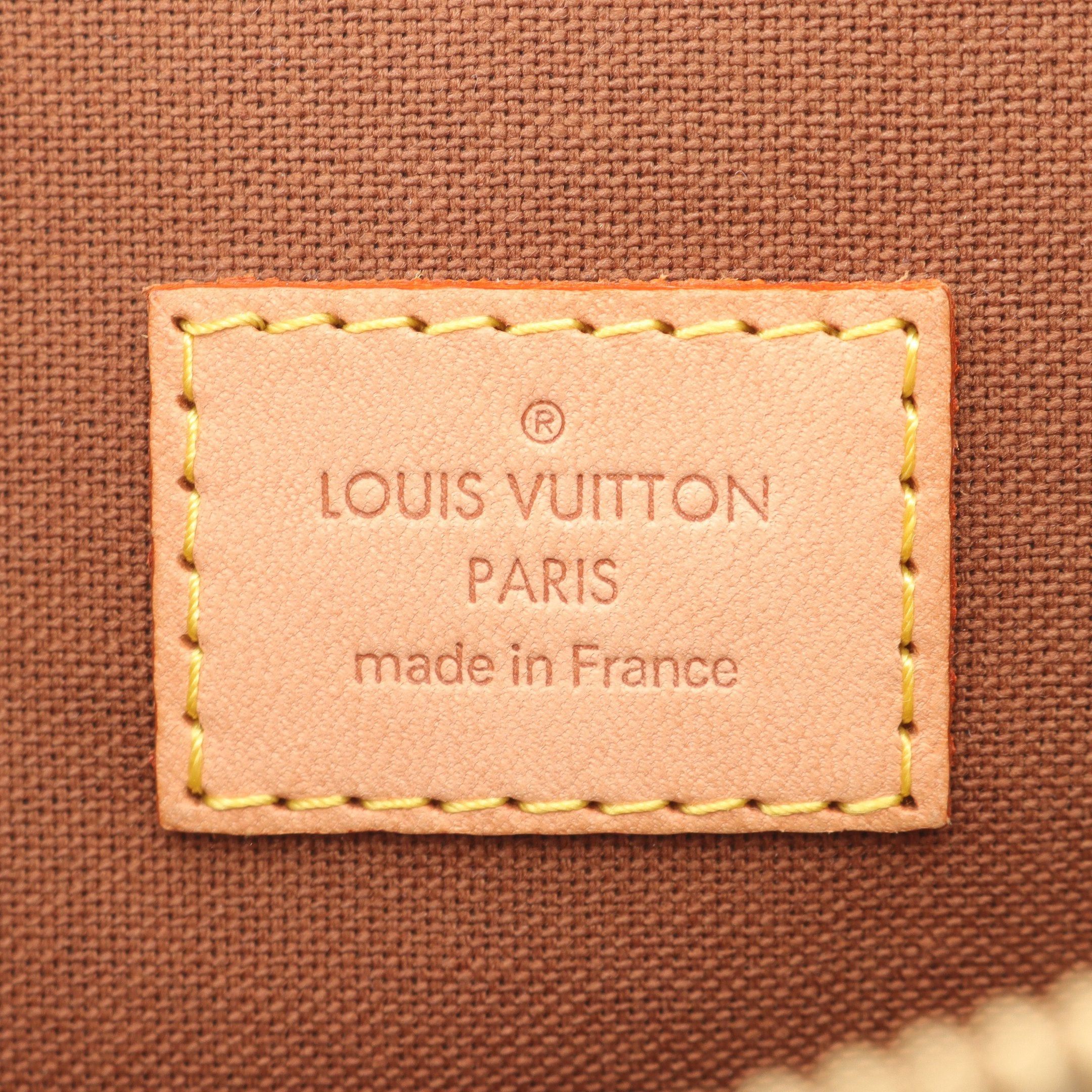 Louis Vuitton Louis Vuitton Lockit Monogram Handbag Leather Brown Size ONE SIZE - 4 Thumbnail
