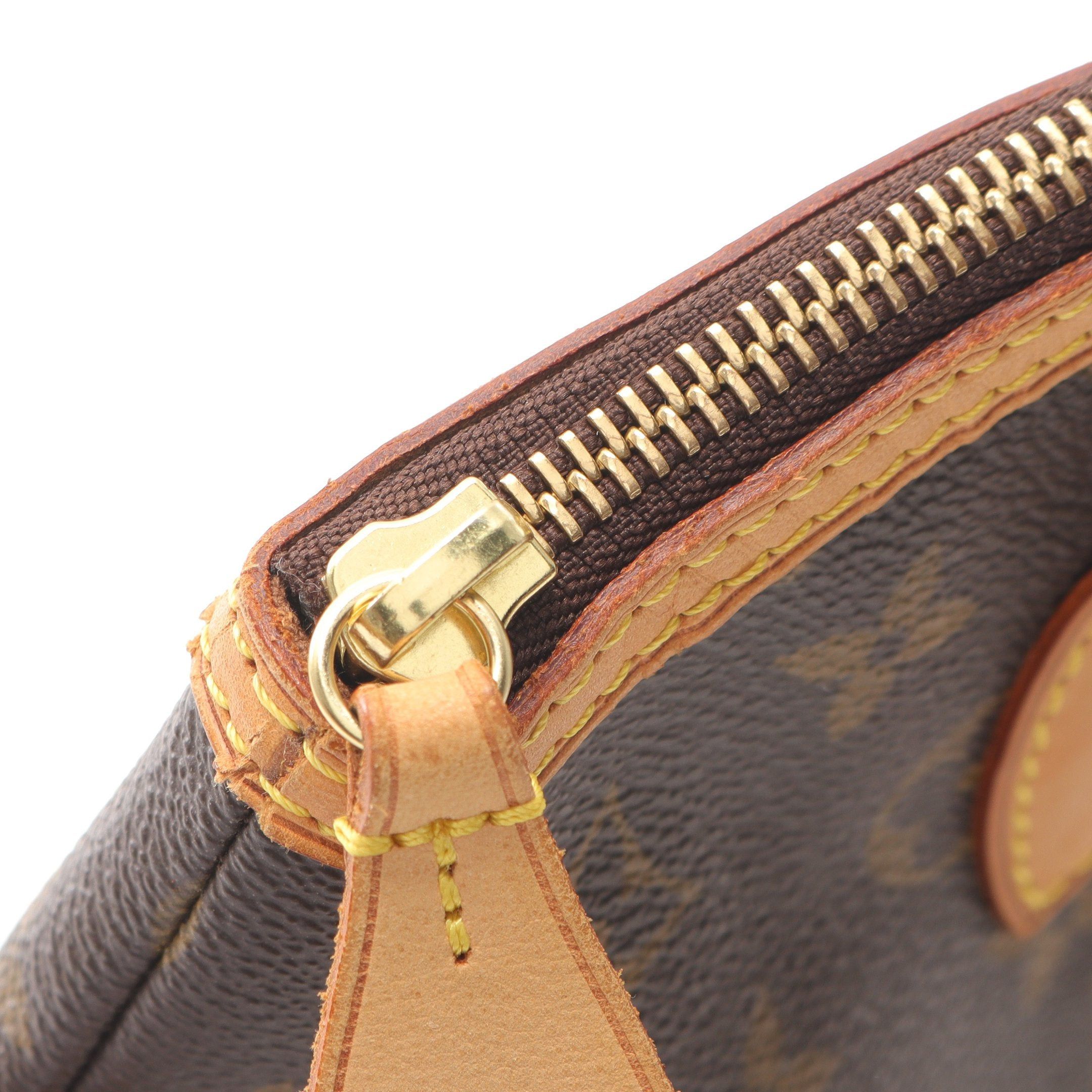 Louis Vuitton Louis Vuitton Lockit Monogram Handbag Leather Brown Size ONE SIZE - 9 Thumbnail