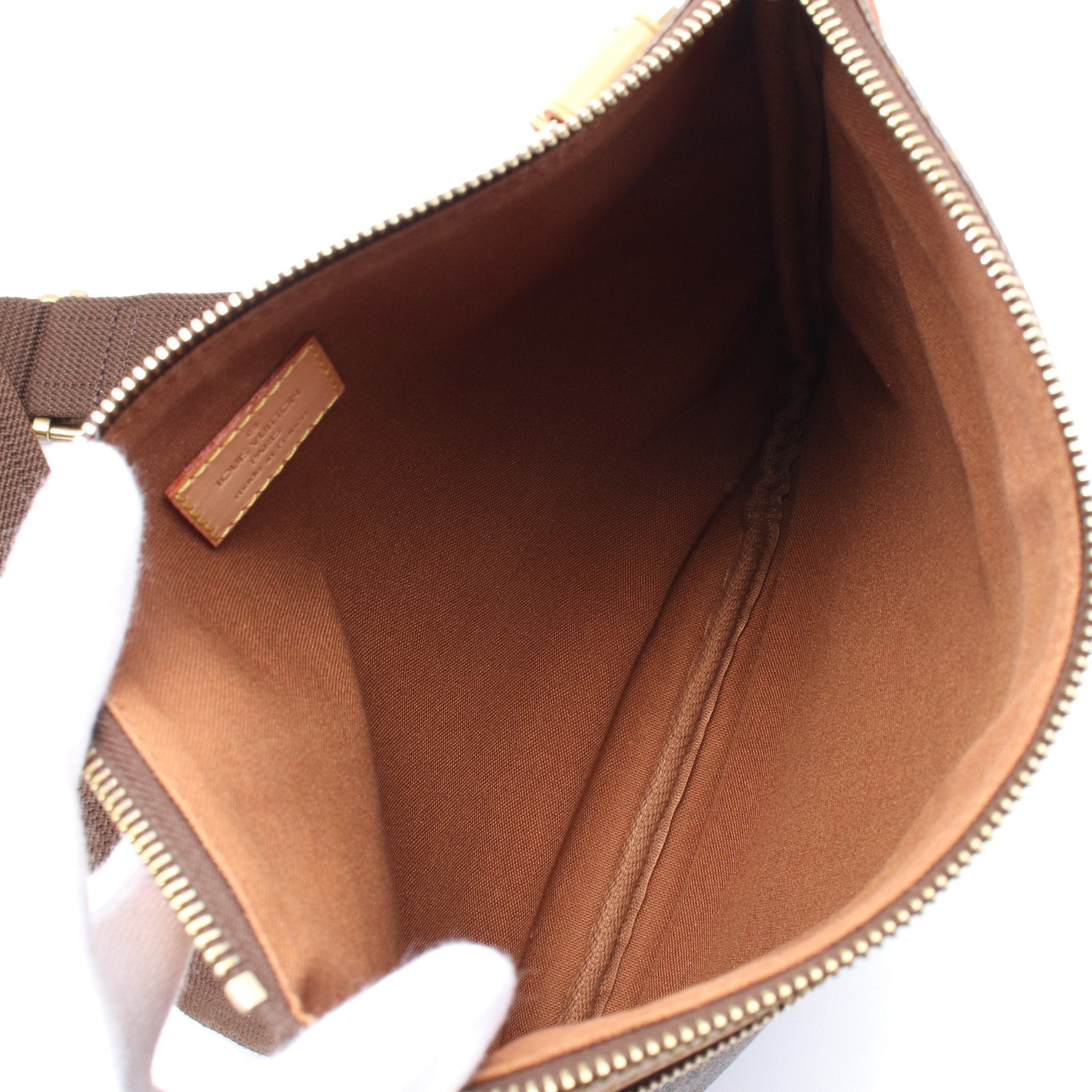 Louis Vuitton Louis Vuitton Pochette Bosphore Monogram Shoulder Bag Leather Brown Size ONE SIZE - 3 Thumbnail