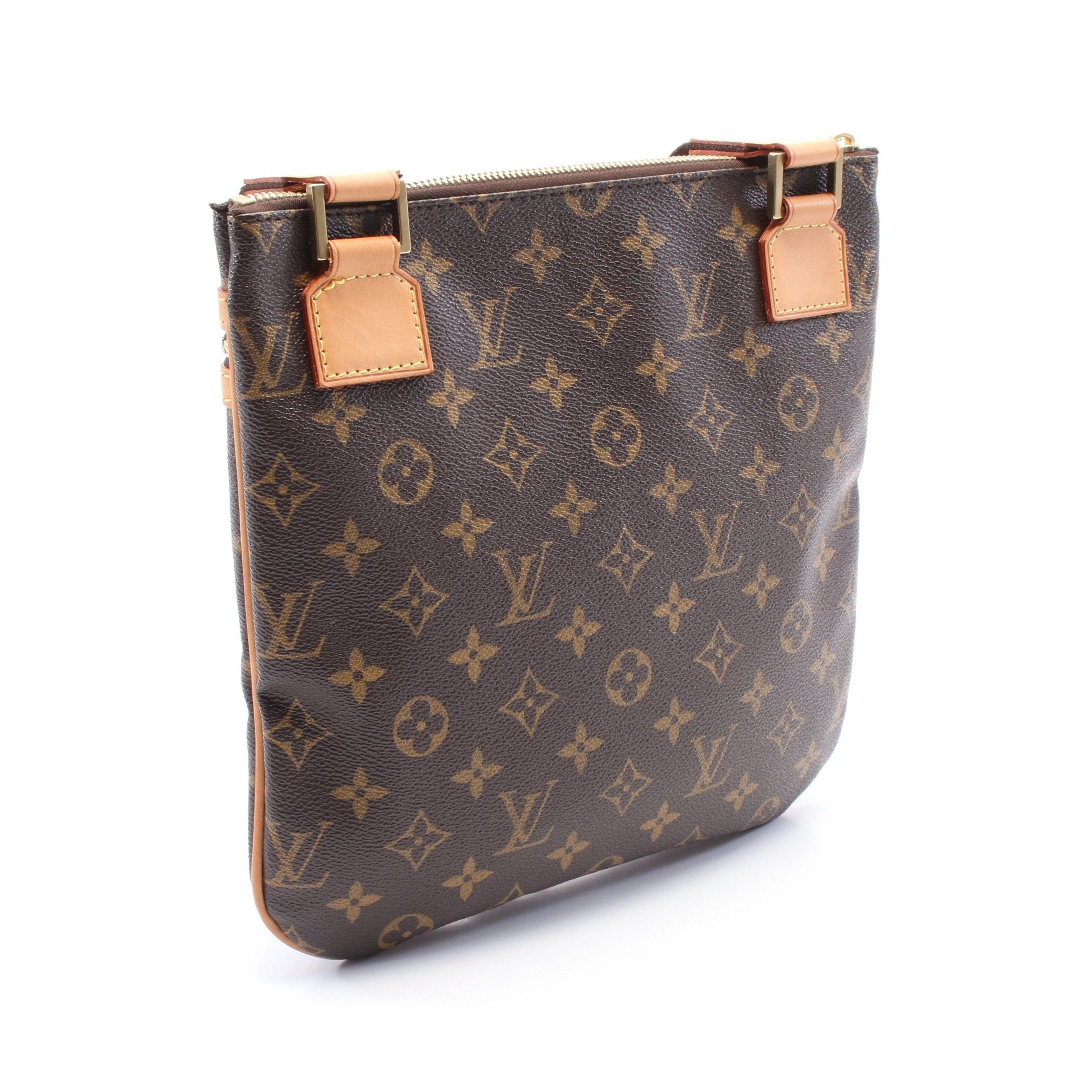 Louis Vuitton Louis Vuitton Pochette Bosphore Monogram Shoulder Bag Leather Brown Size ONE SIZE - 2 Thumbnail