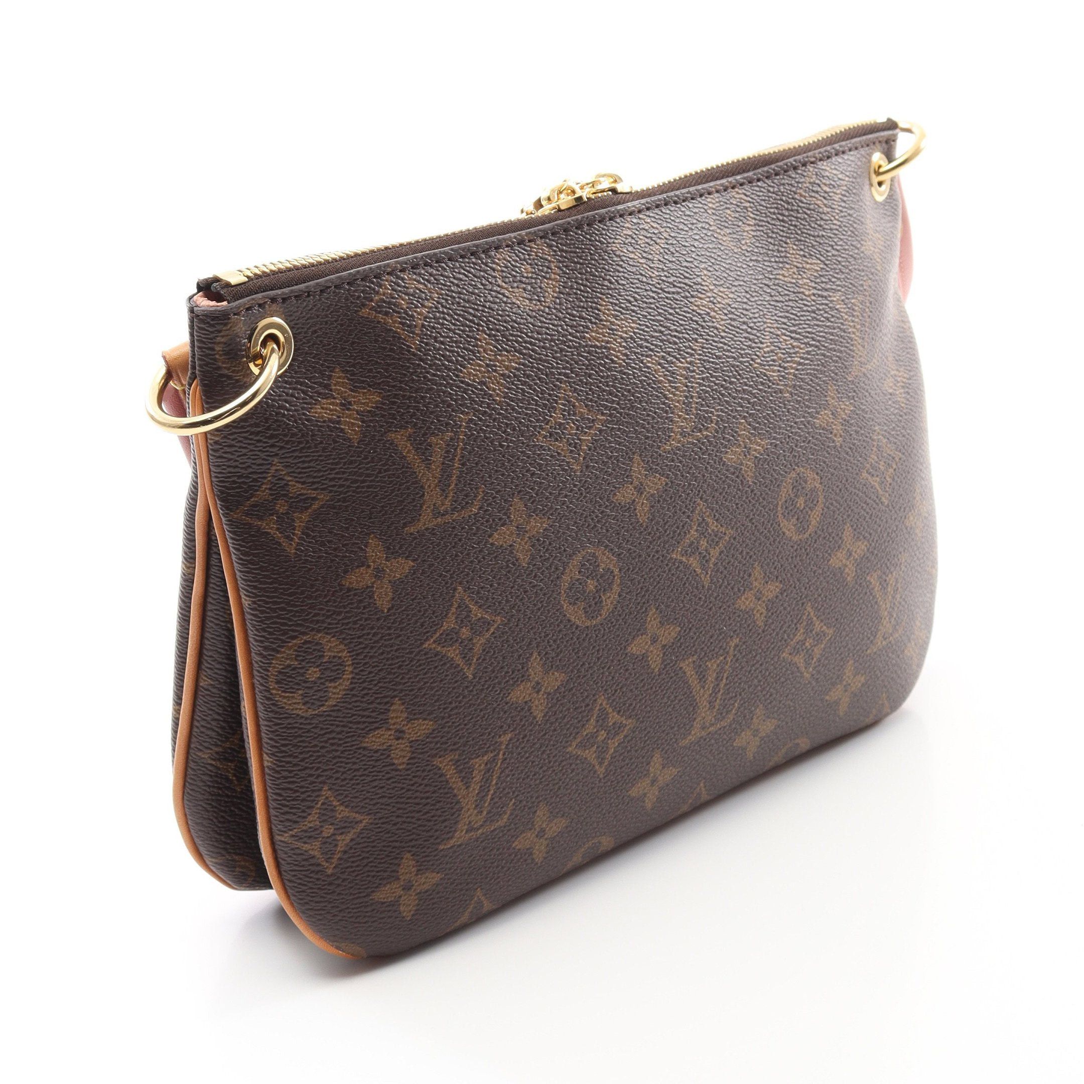 Louis Vuitton Louis Vuitton Loretta Monogram Vieux Rose Shoulder Bag Leather Brown Pink Size ONE SIZE - 2 Thumbnail