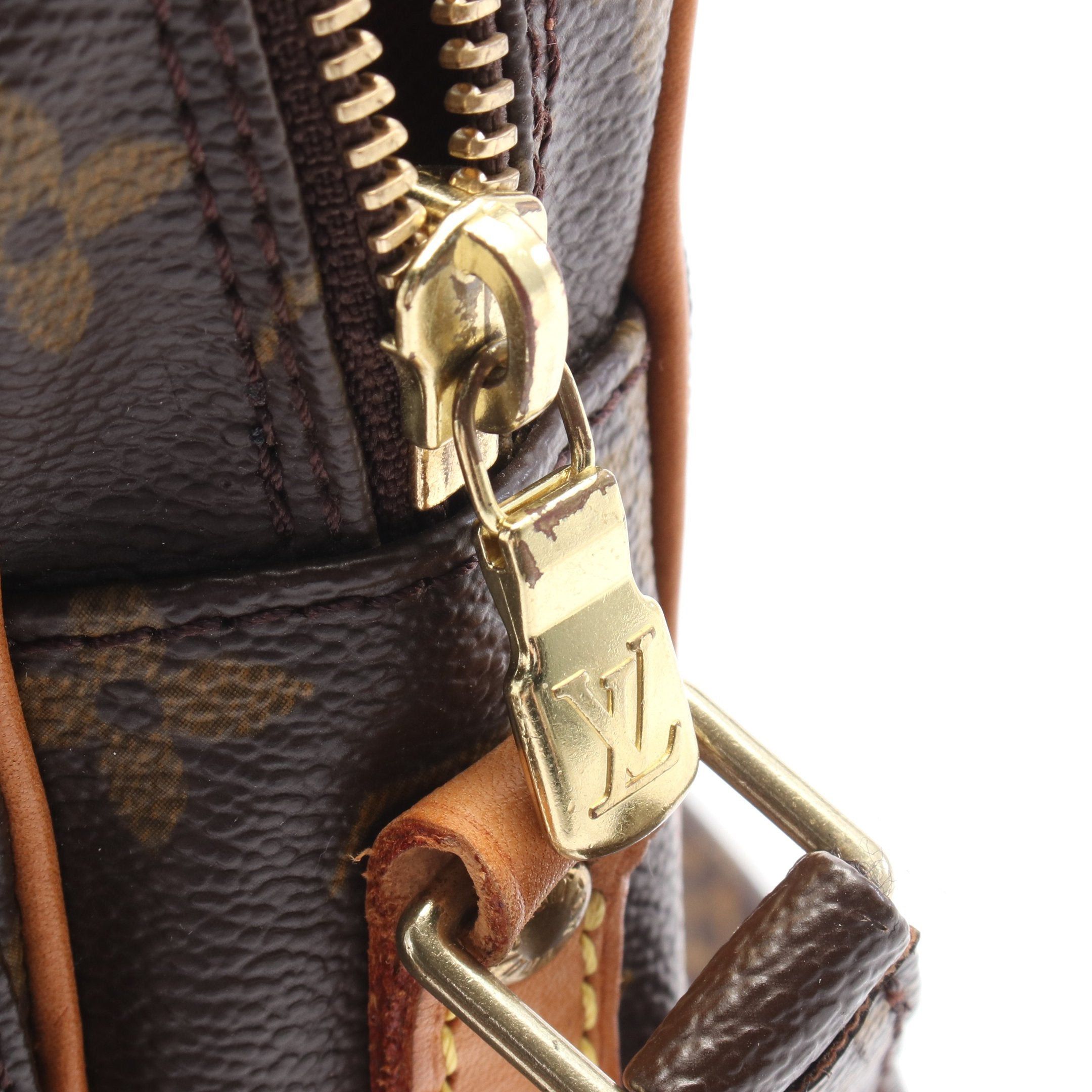 Louis Vuitton Louis Vuitton Amazon Monogram Shoulder Bag Leather Brown Size ONE SIZE - 6 Thumbnail
