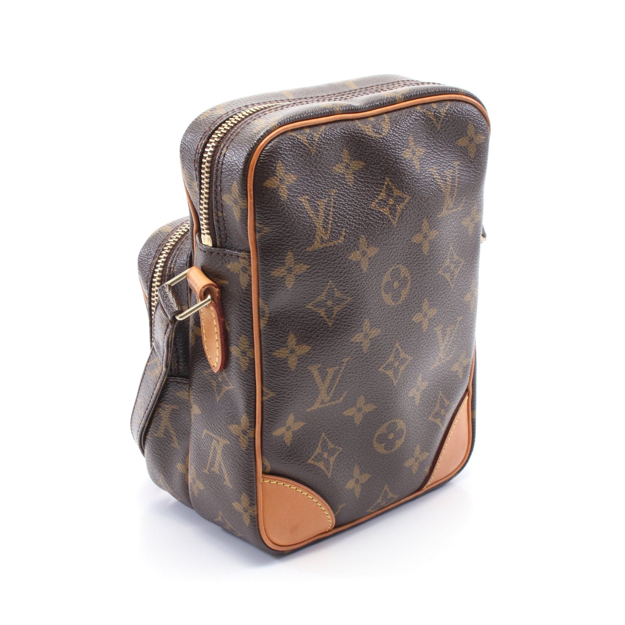 Louis Vuitton Louis Vuitton Amazon Monogram Shoulder Bag Leather Brown Size ONE SIZE - 2 Thumbnail