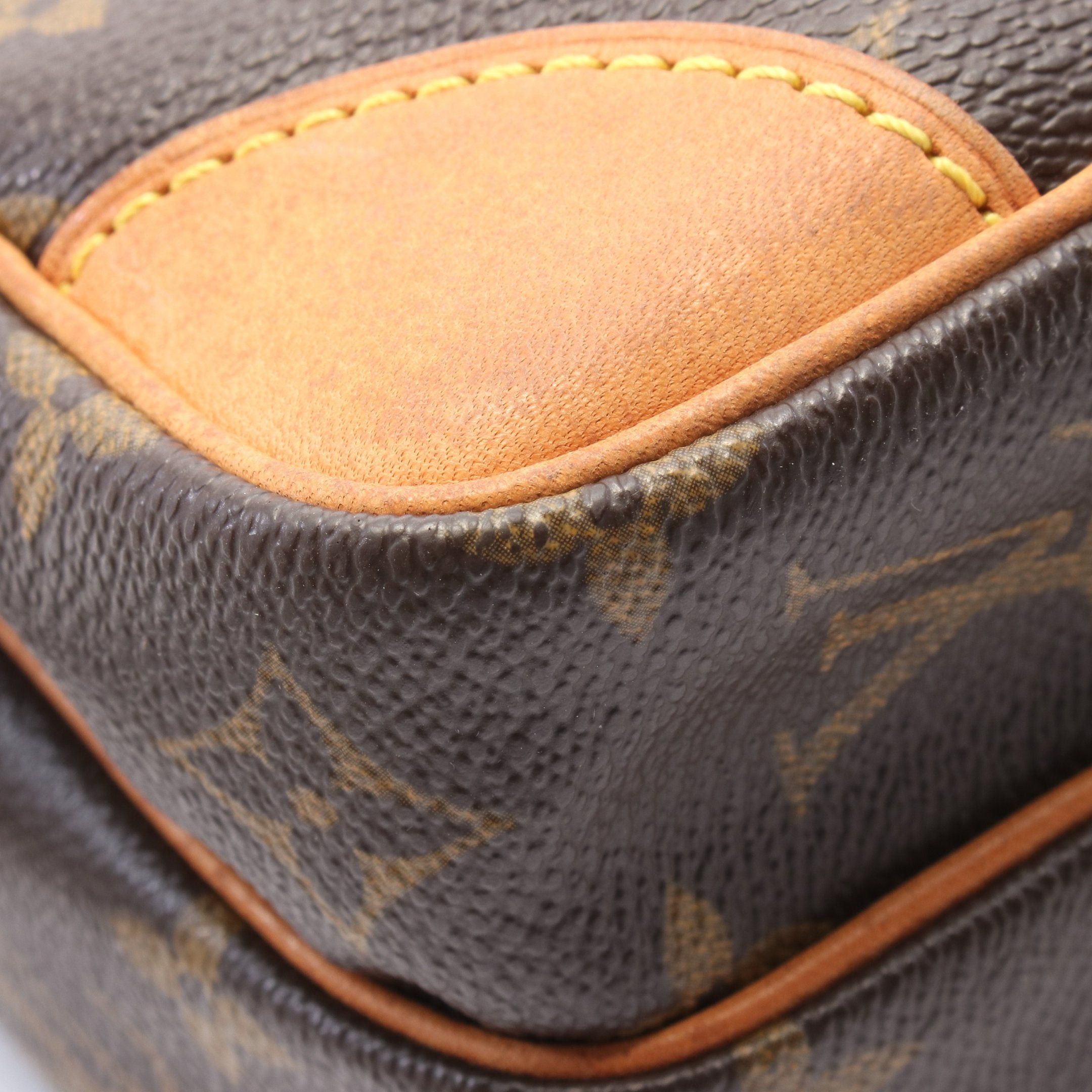 Louis Vuitton Louis Vuitton Amazon Monogram Shoulder Bag Leather Brown Size ONE SIZE - 7 Thumbnail