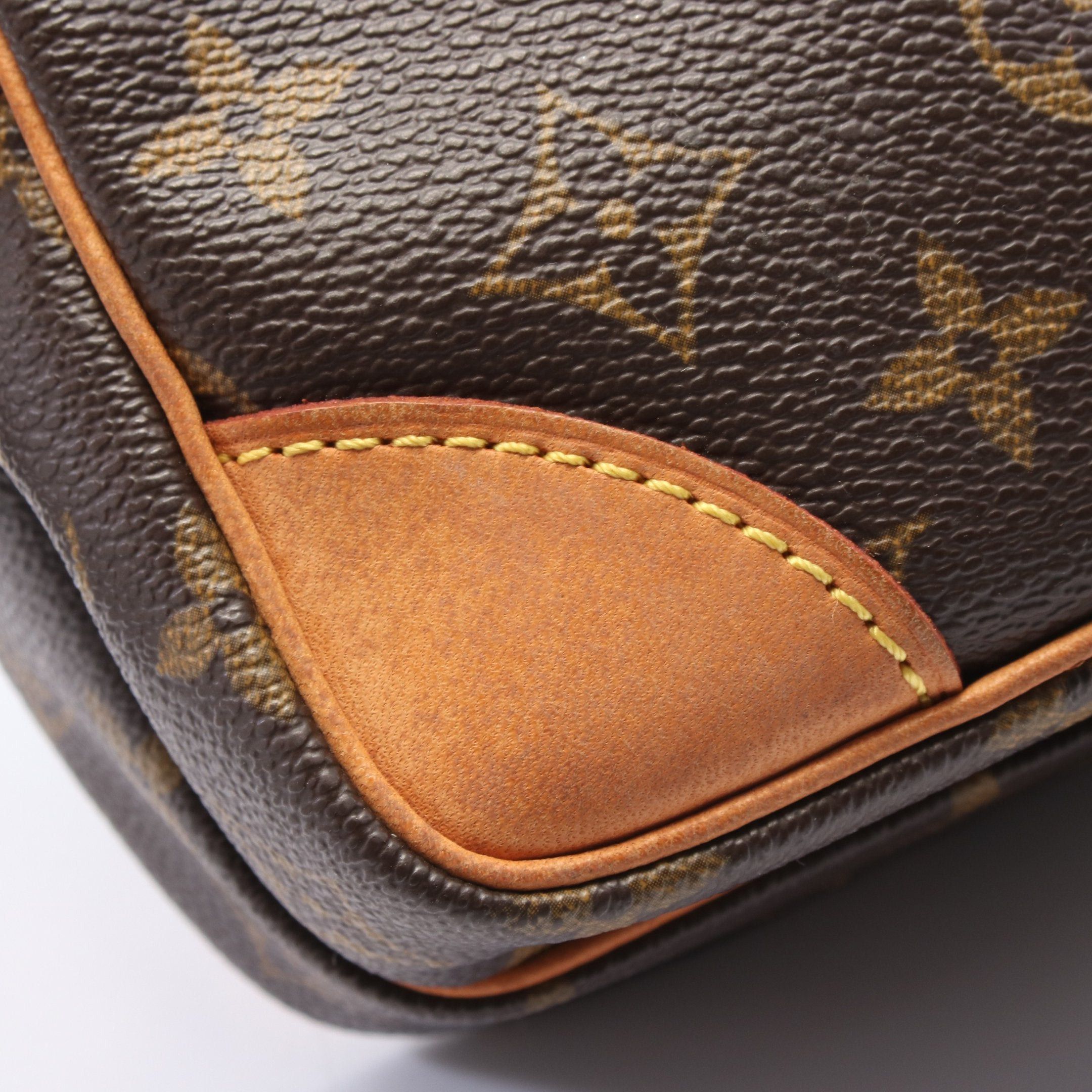 Louis Vuitton Louis Vuitton Amazon Monogram Shoulder Bag Leather Brown Size ONE SIZE - 6 Thumbnail
