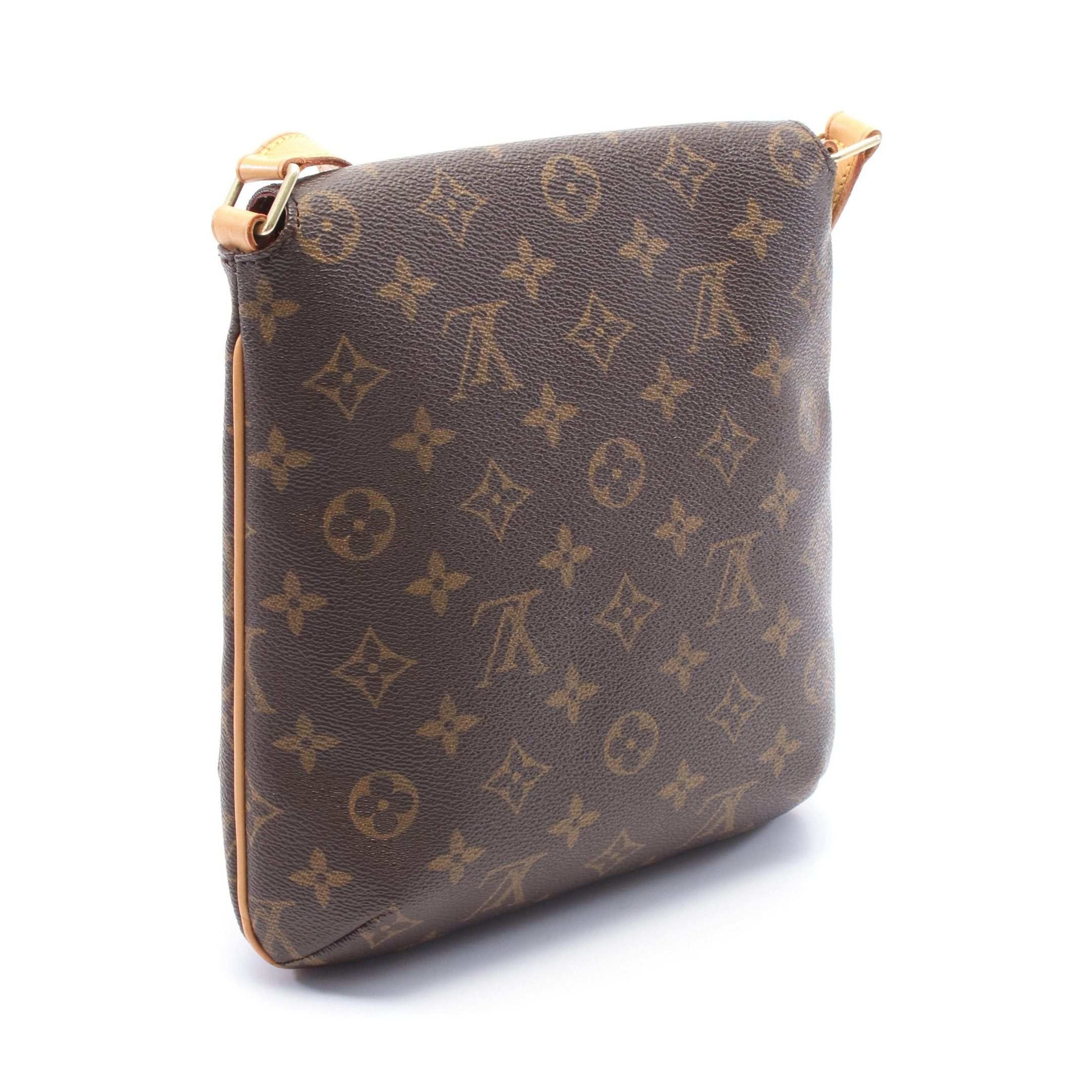 Louis Vuitton Louis Vuitton Musette Salsa Short Strap Monogram Shoulder Bag Leather Brown Size ONE SIZE - 2 Thumbnail