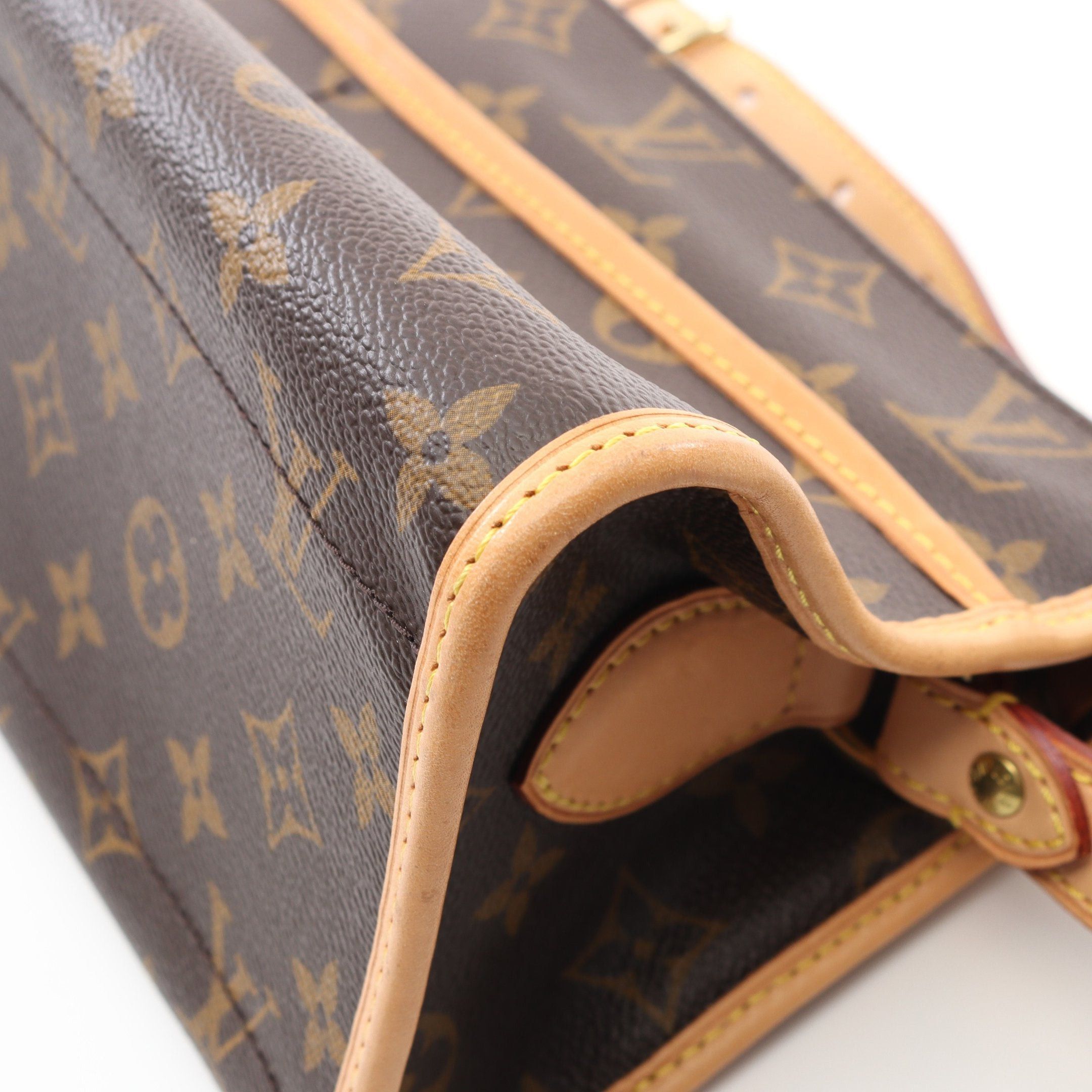Louis Vuitton Louis Vuitton Popincourt Ron Monogram Shoulder Bag Leather Brown Size ONE SIZE - 8 Thumbnail