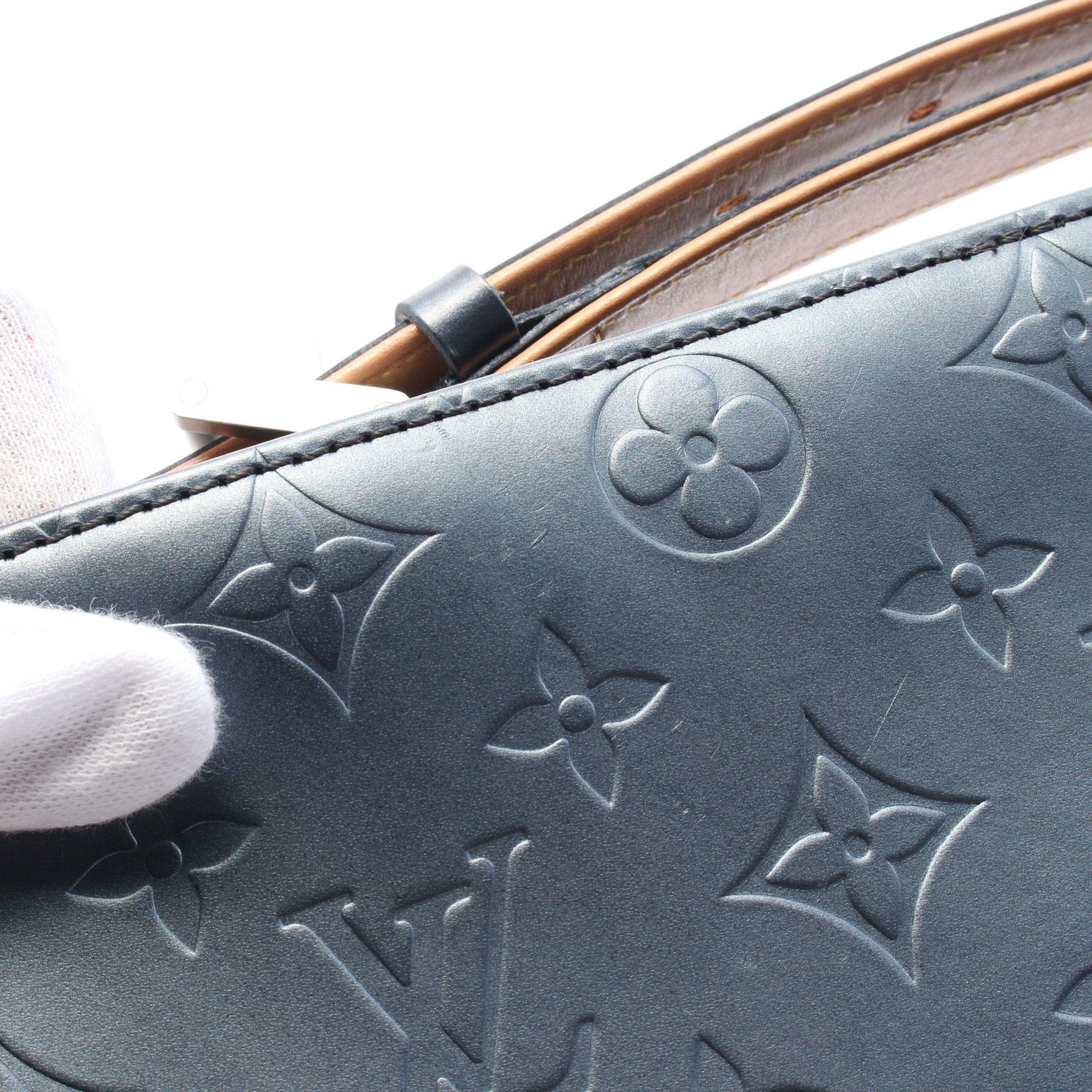 Louis Vuitton Louis Vuitton Alston Monogram Mat Blue Shoulder Bag Leather Navy Size ONE SIZE - 8 Thumbnail