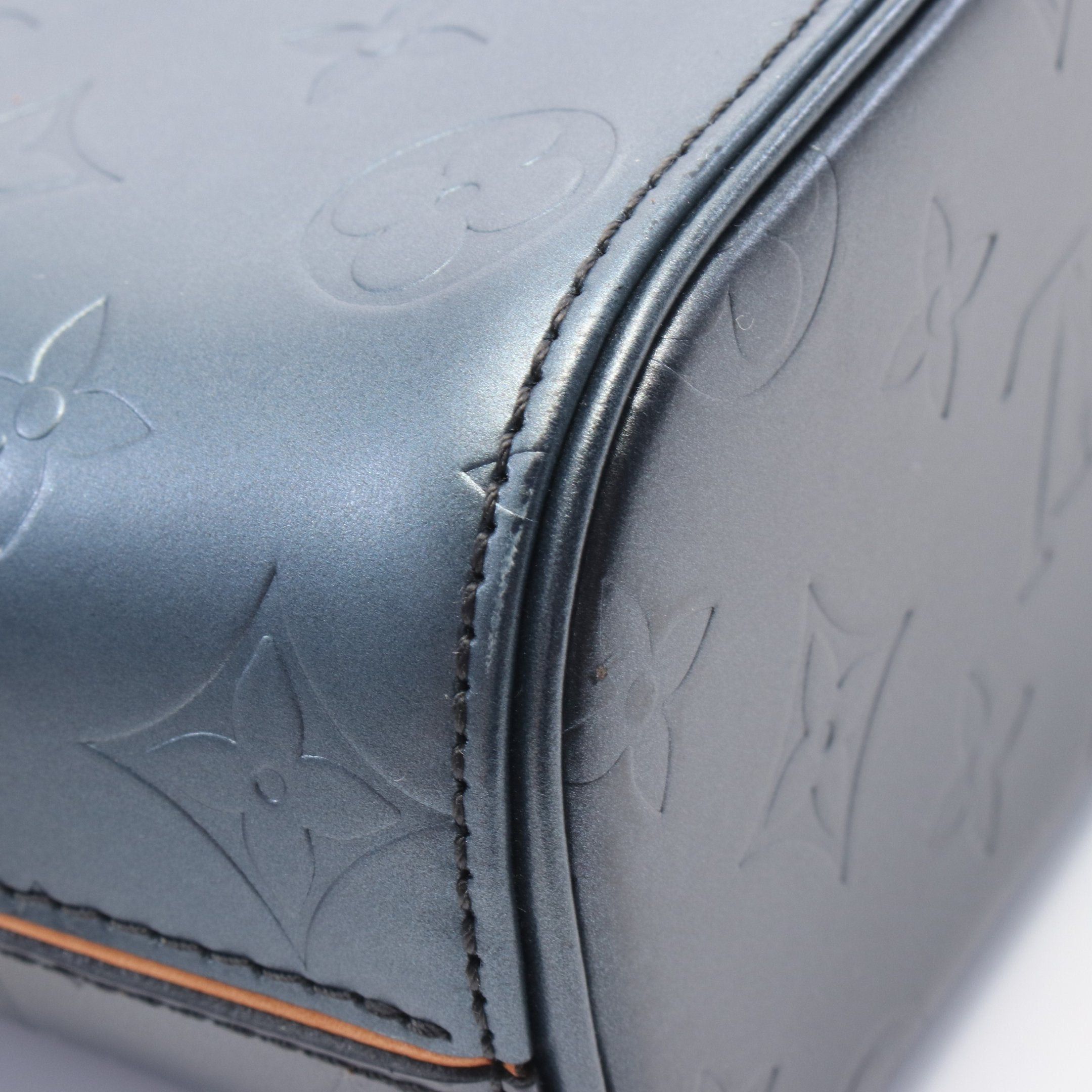 Louis Vuitton Louis Vuitton Alston Monogram Mat Blue Shoulder Bag Leather Navy Size ONE SIZE - 9 Thumbnail