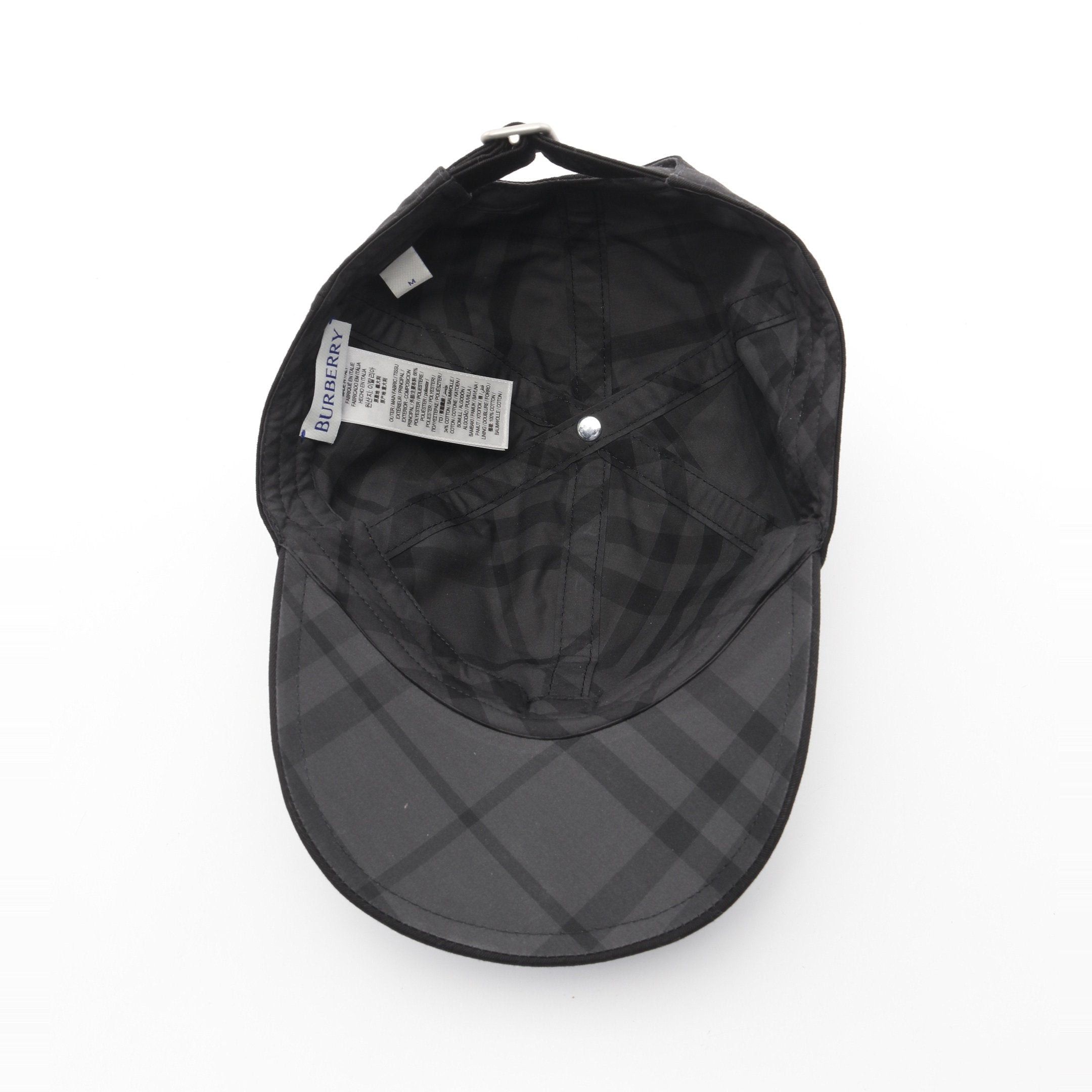 Burberry Burberry Baseball Cap Hat Cotton Black Size ONE SIZE - 3 Thumbnail