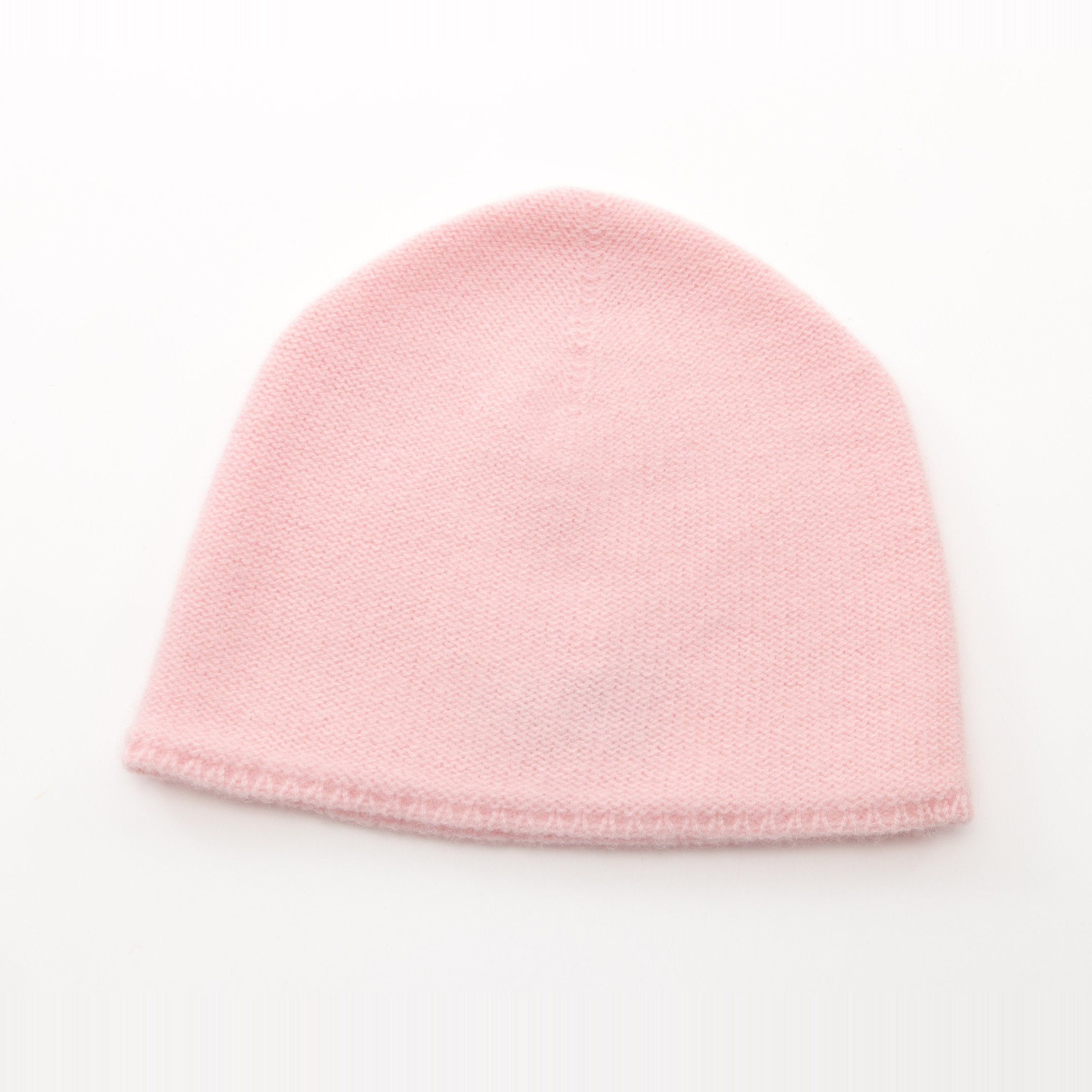 Hermes Hermes Knit Cap Hat Embroidery Cashmere Pink Baby Size ONE SIZE - 2 Thumbnail