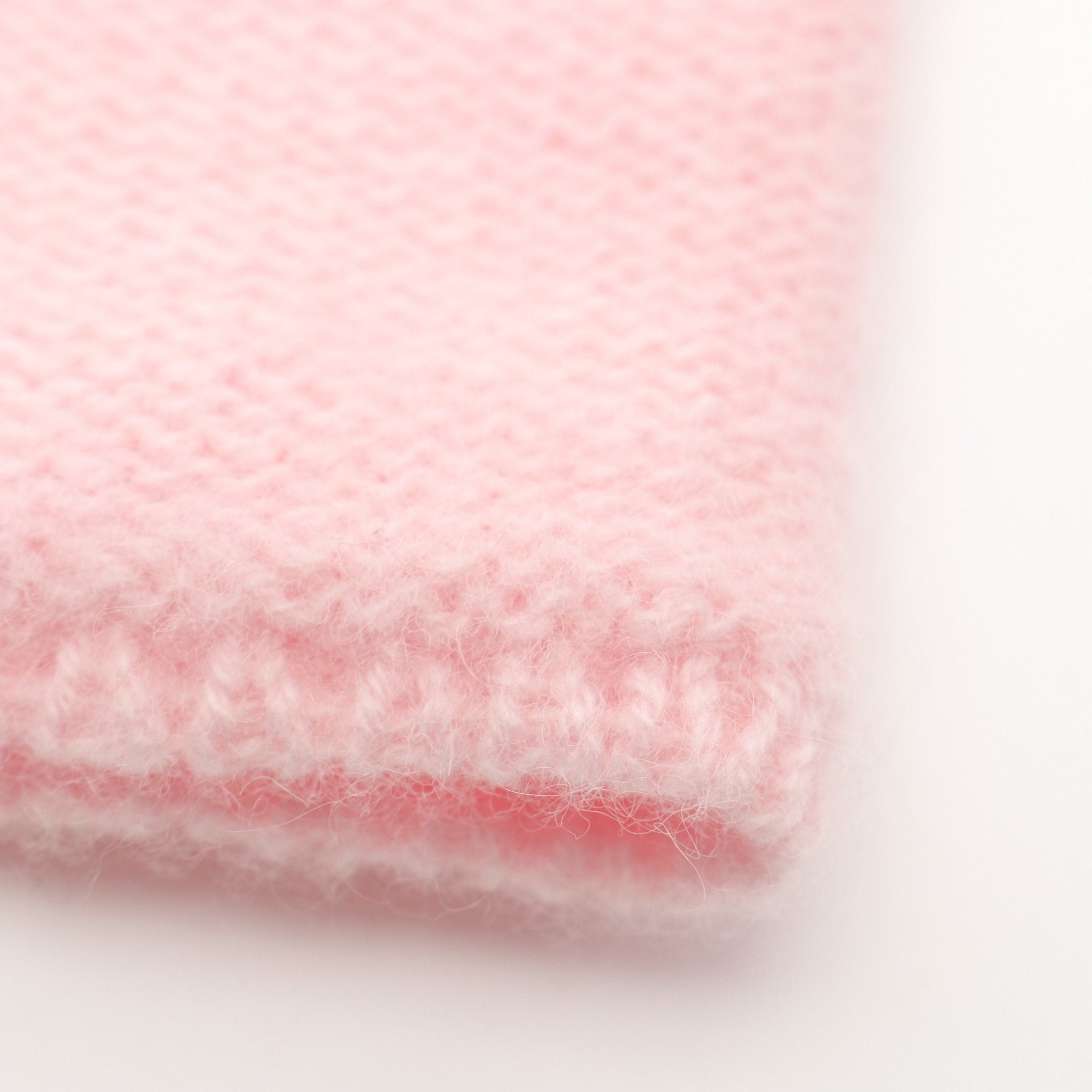 Hermes Hermes Knit Cap Hat Embroidery Cashmere Pink Baby Size ONE SIZE - 7 Thumbnail