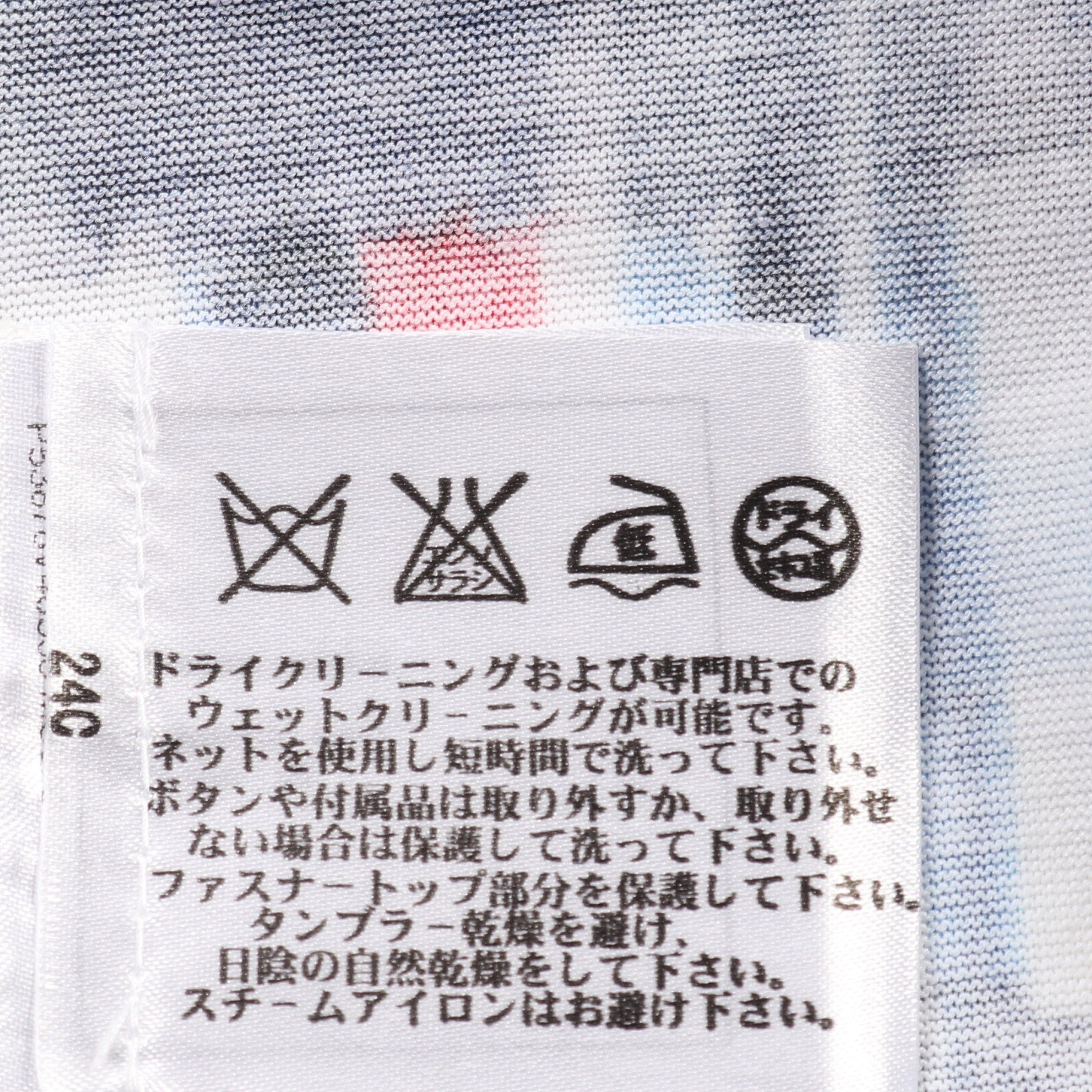 Chanel Chanel Coco Mark Cut And Sew Mesh Check Cotton Navy White Red Size ONE SIZE - 6 Thumbnail