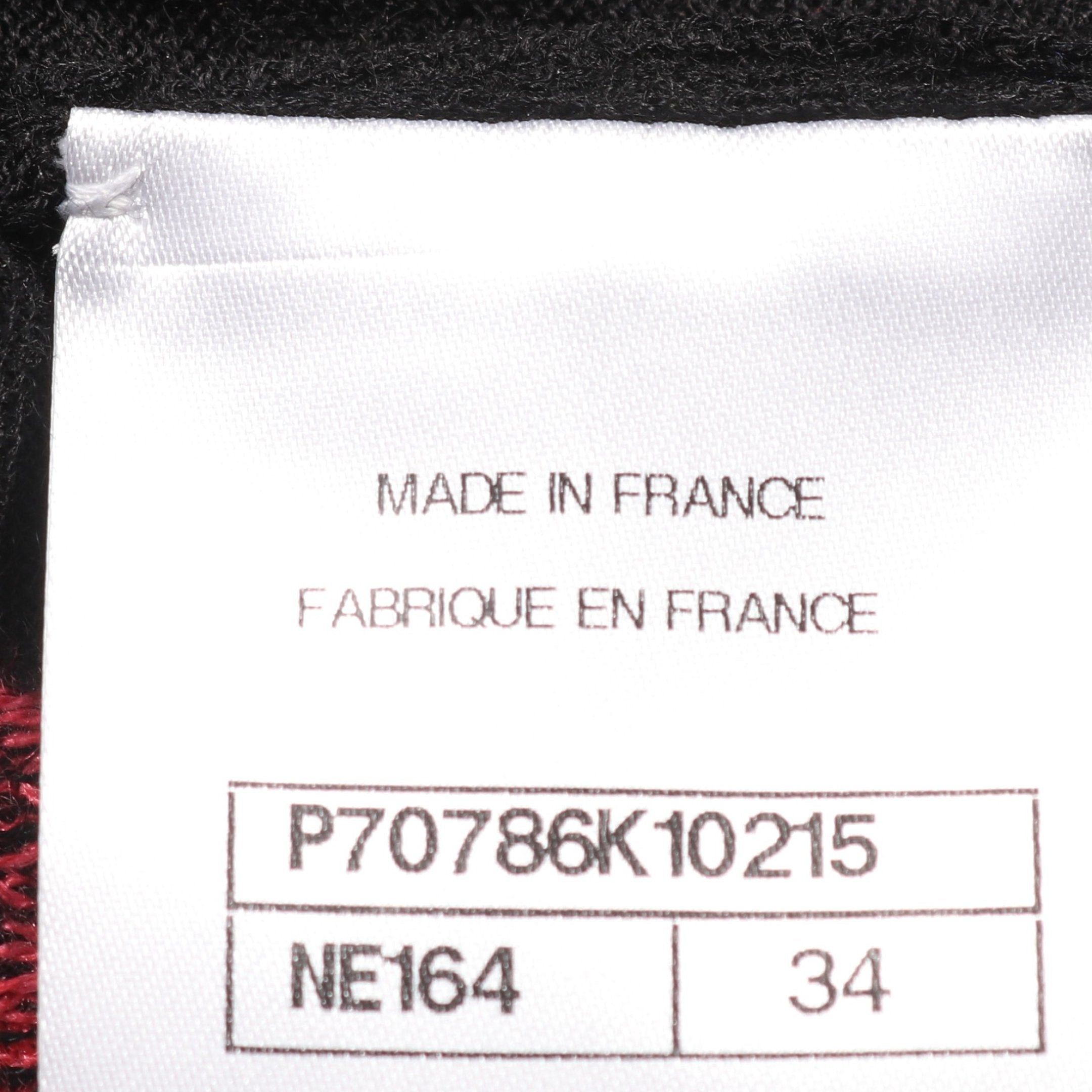 Chanel Chanel Coco Mark Icon Knit Turtleneck Logo Embroidery Cashmere Silk Black Multicolor 21N Size ONE SIZE - 5 Thumbnail