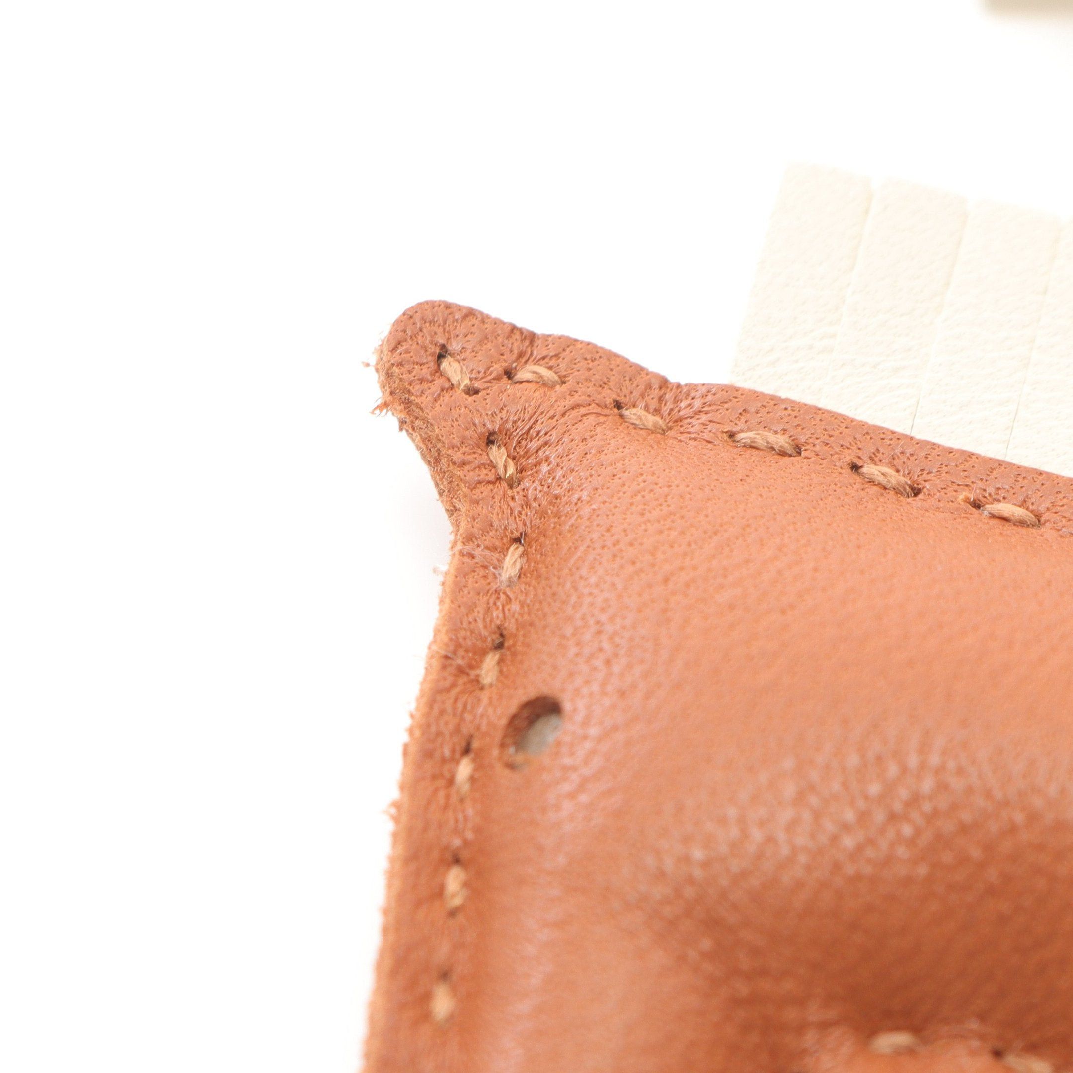 Hermes Hermes Rodeo Pm Gold Etoupe Kure Bag Charm Key Ring Aagneau Brown Ivory B Stamp Size ONE SIZE - 4 Thumbnail