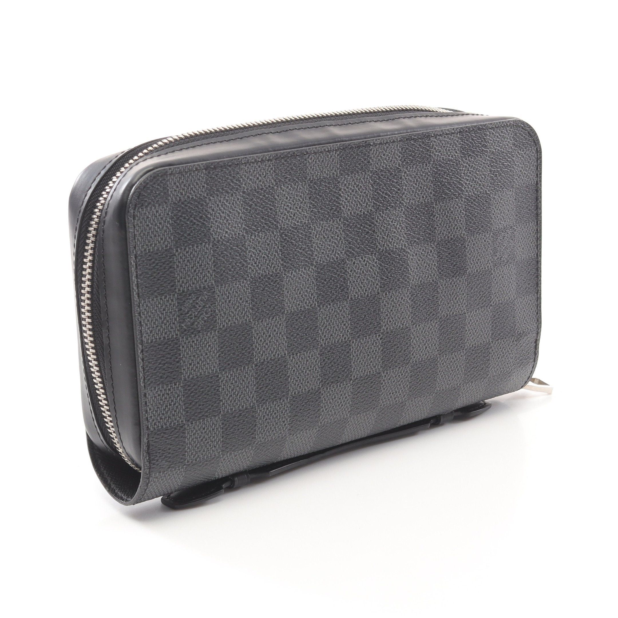 Louis Vuitton Louis Vuitton Zippy Xl Damier Graphite Travel Case Round Zipper Long Wallet Leather Black Size ONE SIZE - 2 Thumbnail