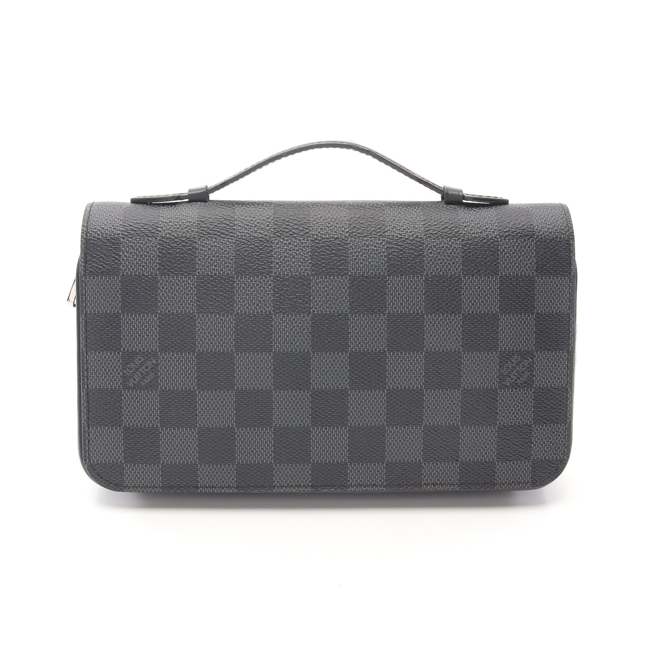 Louis Vuitton Louis Vuitton Zippy Xl Damier Graphite Travel Case Round Zipper Long Wallet Leather Black Size ONE SIZE - 6 Thumbnail